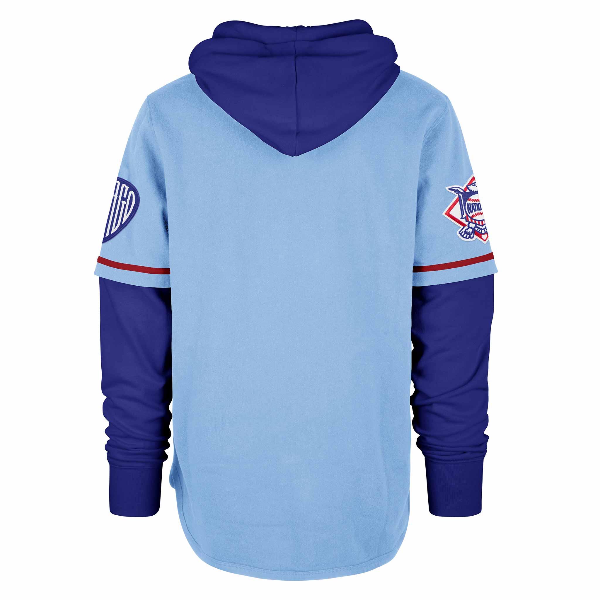 Chicago Cubs 47 Brand Alternate Blues Shortstop Pullover Hooded Sweatshirt - Image 2