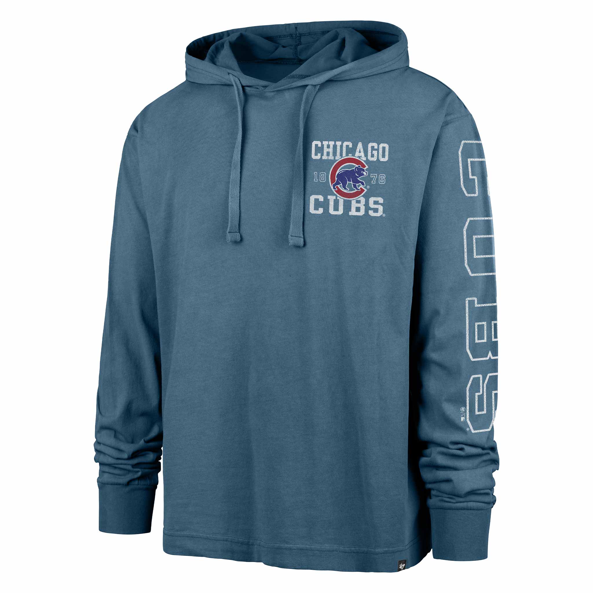 Chicago Cubs 47 Brand Breakwater Montauk Jersey Hooded Shirt