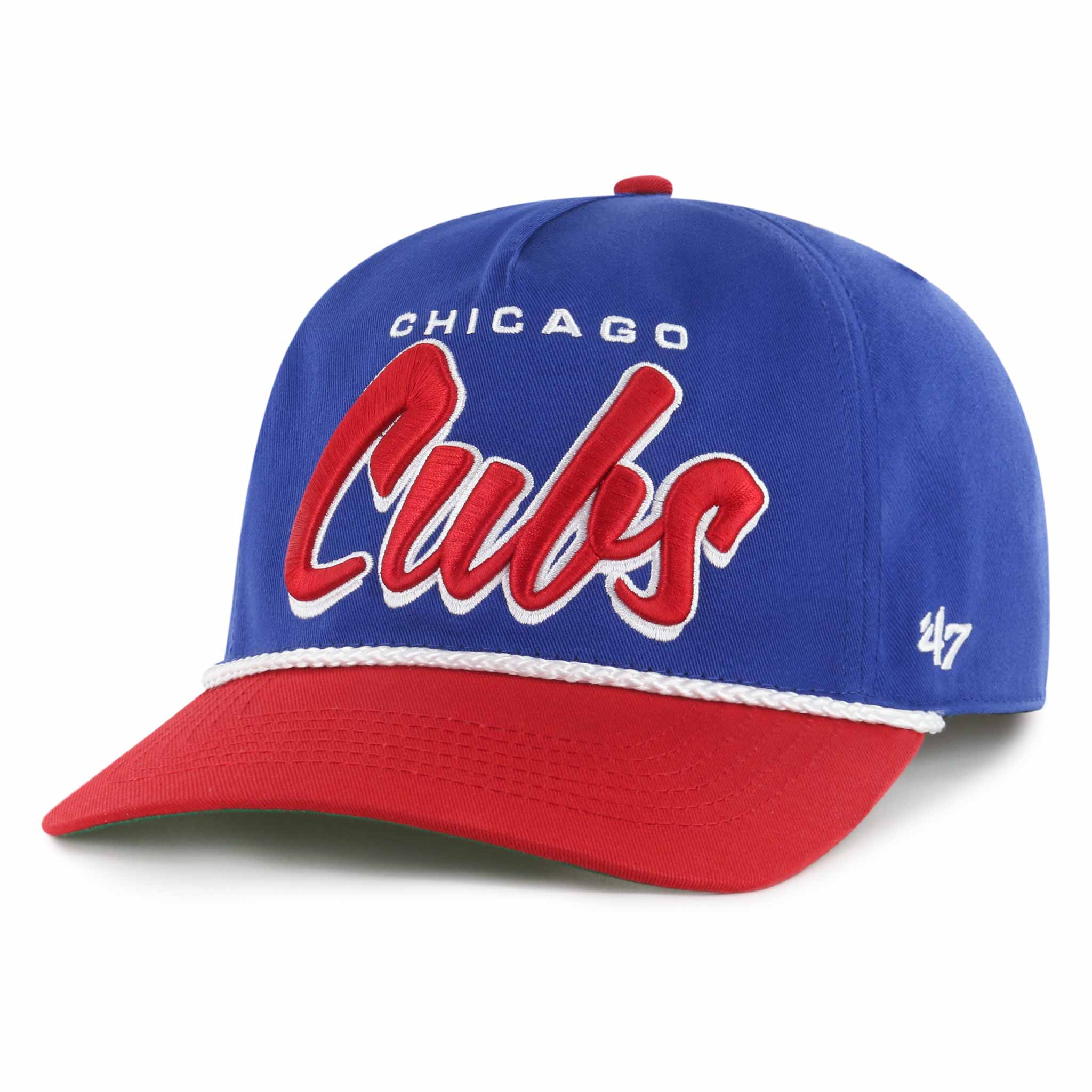 Chicago Cubs 47 Brand Drop Shadow Rope Hitch Adjustable Snapback Cap - Image 3