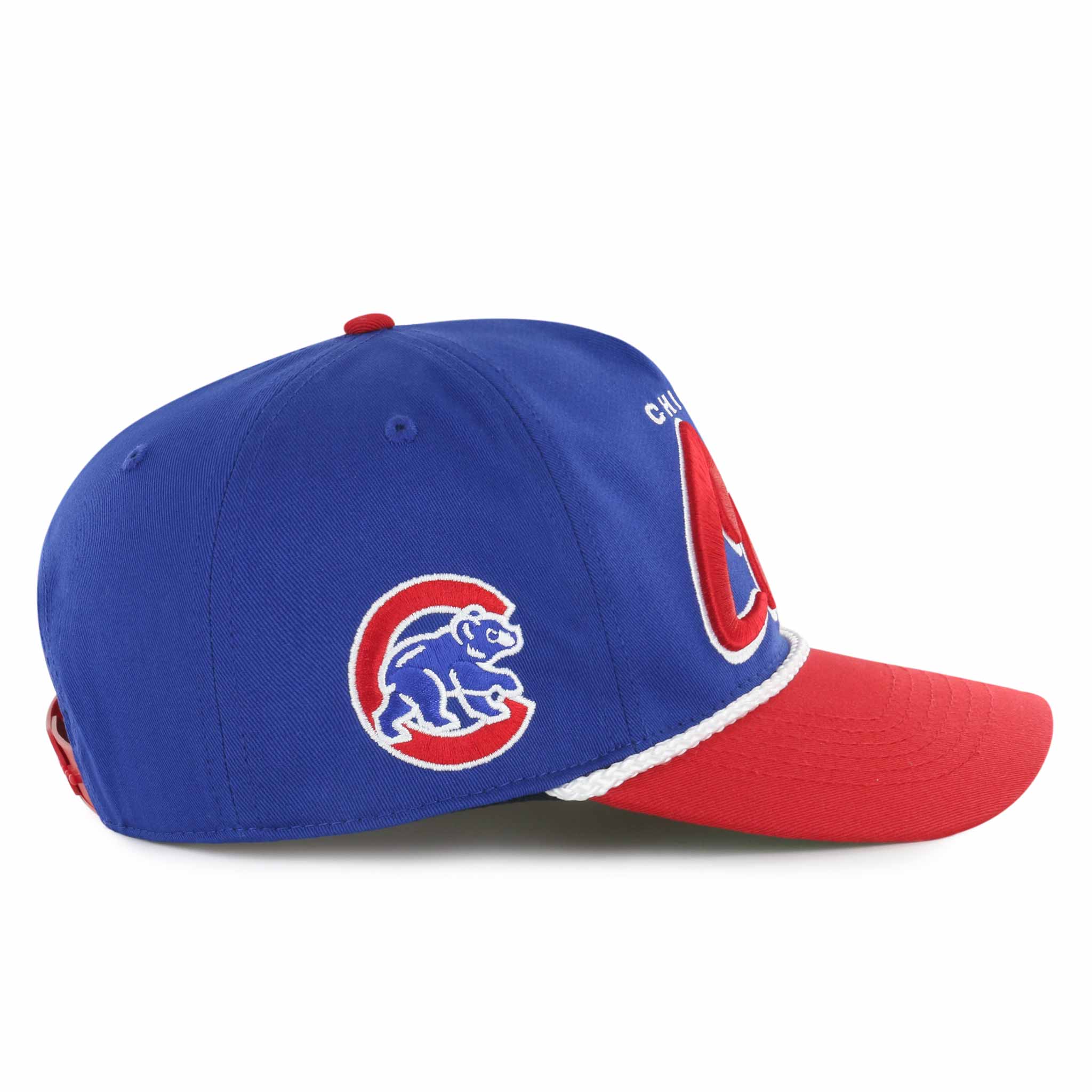 Chicago Cubs 47 Brand Drop Shadow Rope Hitch Adjustable Snapback Cap - Image 4