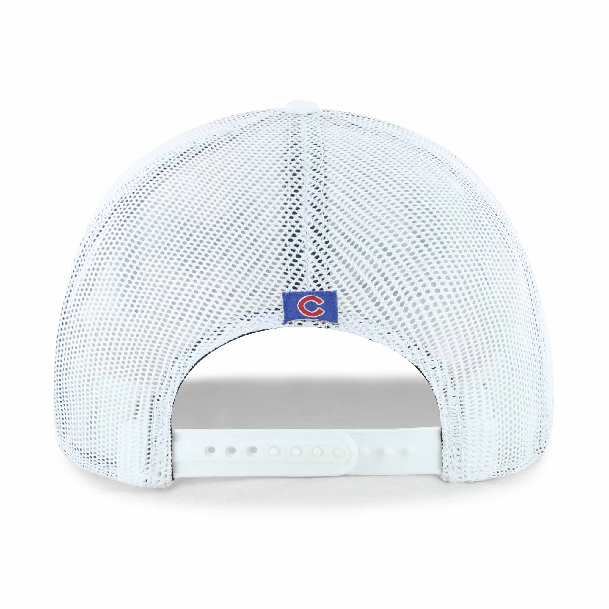Chicago Cubs 47 Brand Garner Rope White Mesh Snapback Adjustable Cap - Image 2