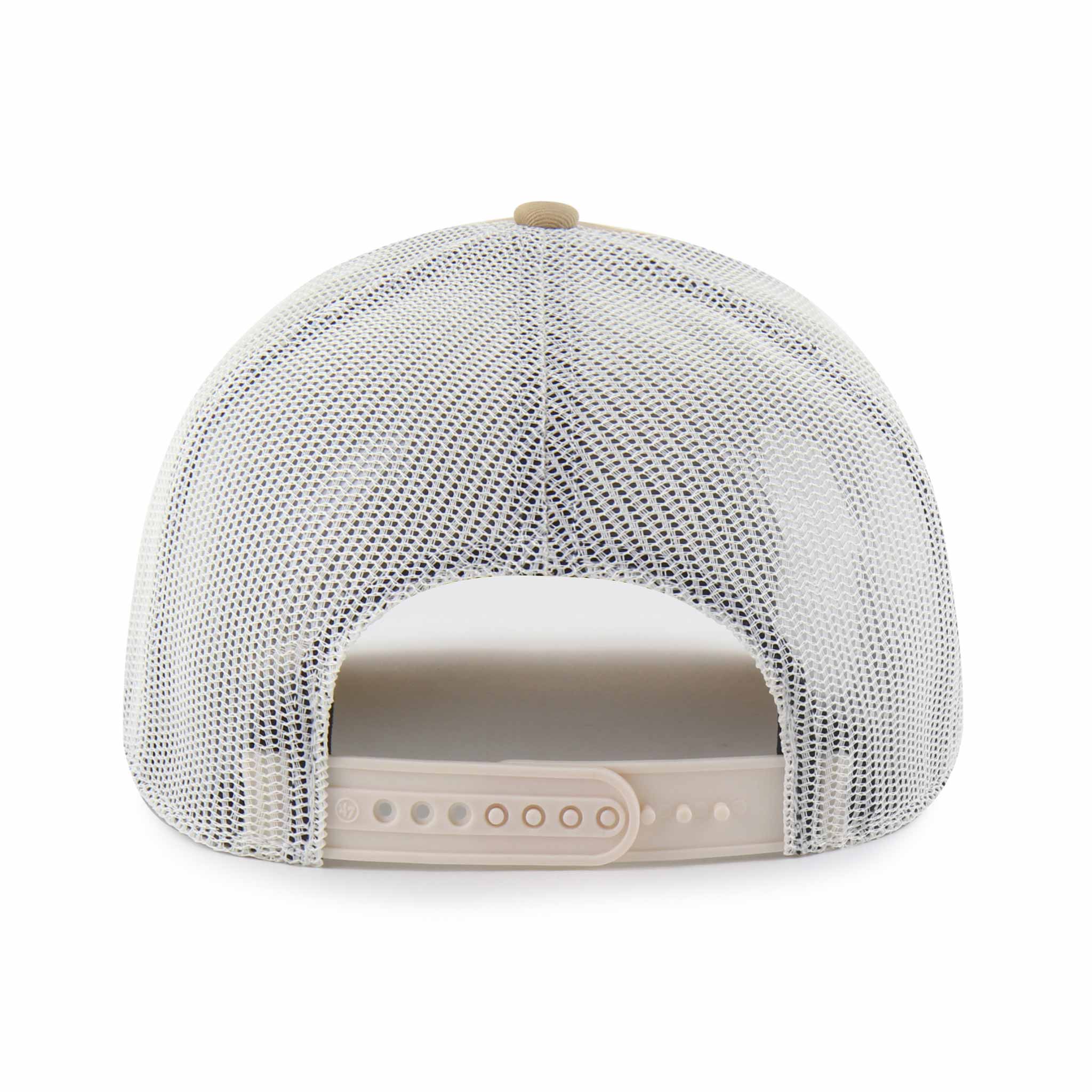 Chicago Cubs 47 Brand Khaki Huskin Trucker Adjustable Cap - Image 2