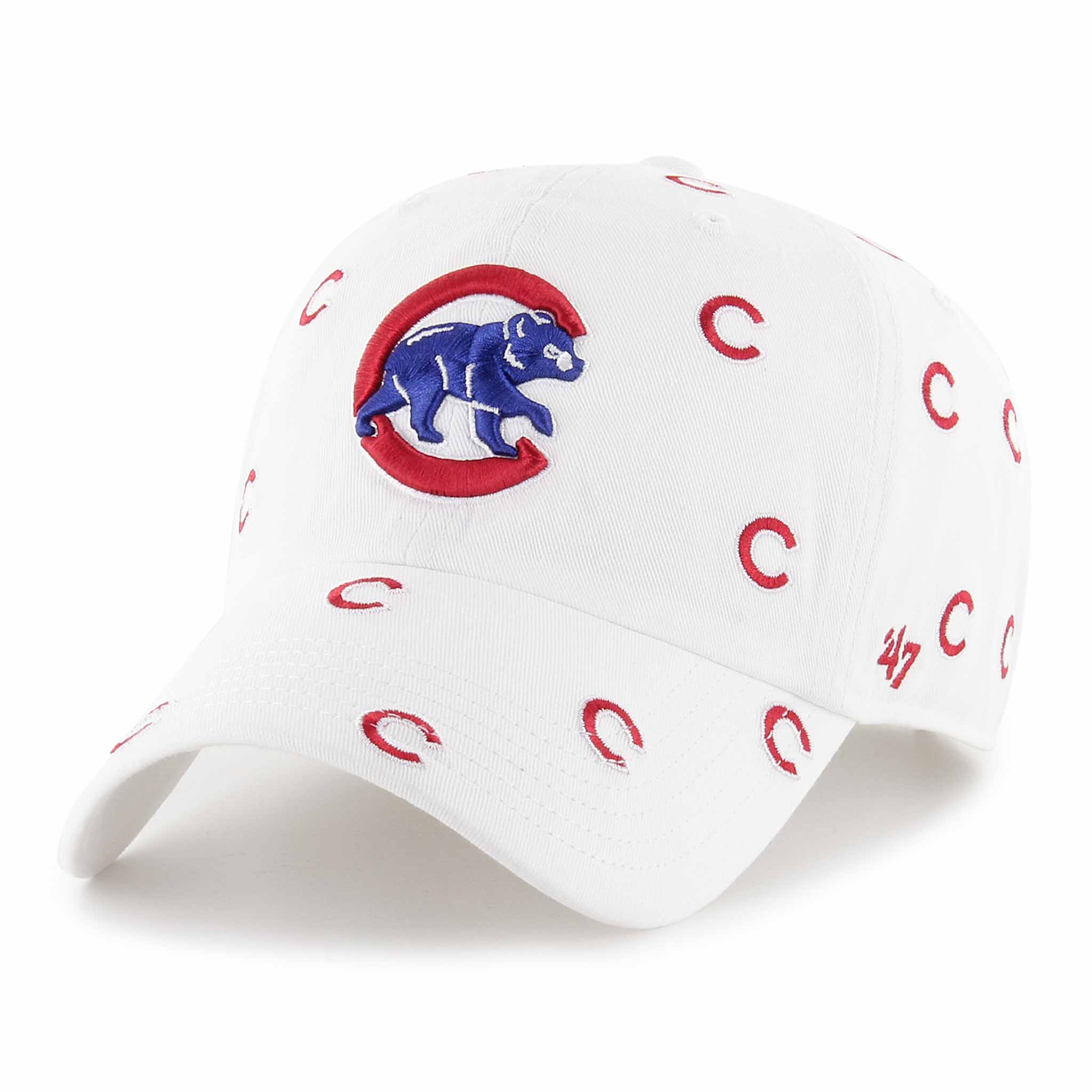 Chicago Cubs 47 Brand Women's Walking Bear with C's Cleanup Adjustable Cap