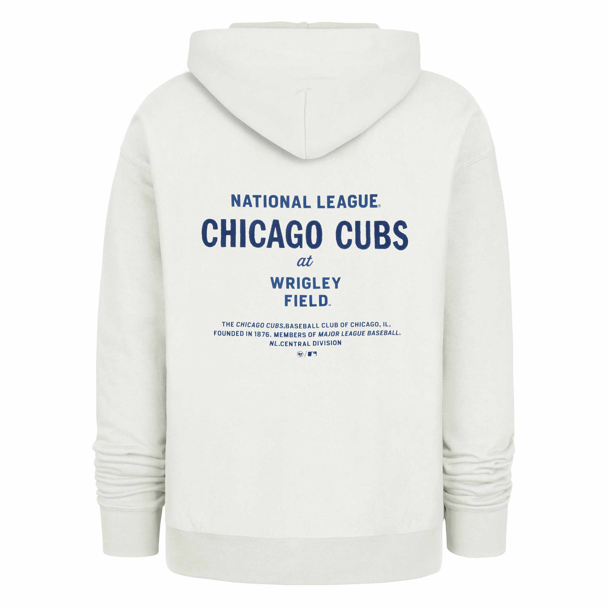Chicago Cubs 47 Brand Leon Foundation Hooded Sweatshirt - Image 3