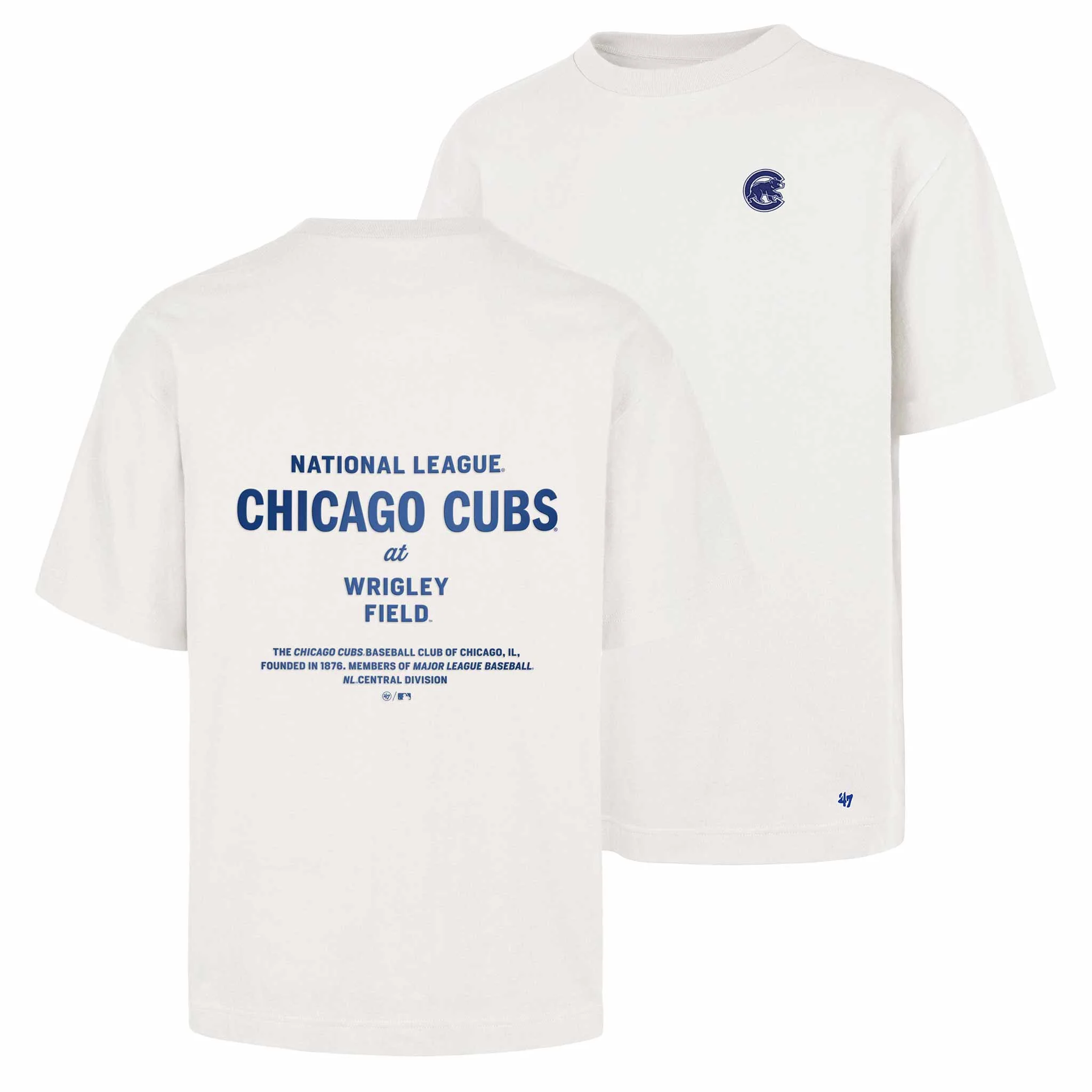 Chicago Cubs 47 Brand Leon Foundation Short Sleeve T Shirt
