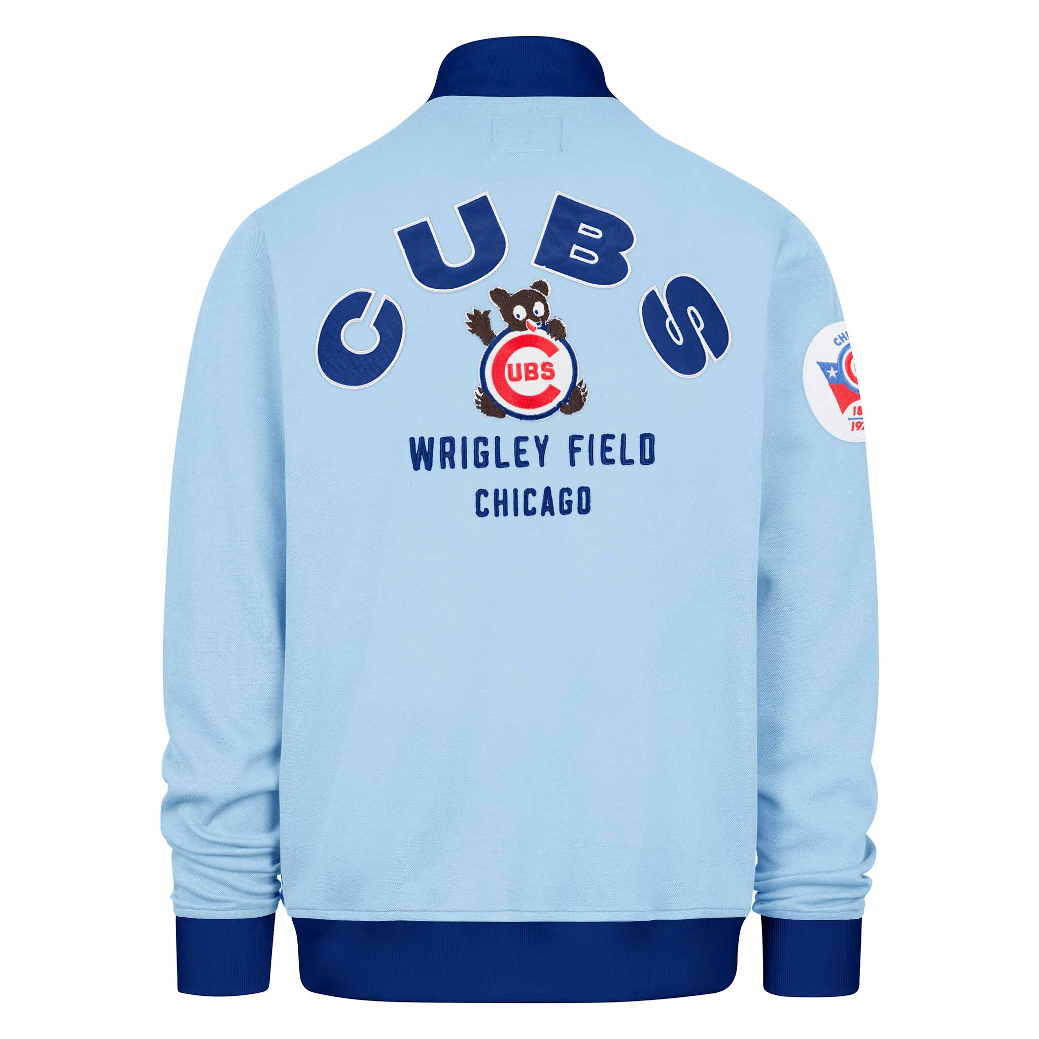 Chicago Cubs 47 Brand Relief Pitcher Pique Jacket - Image 3