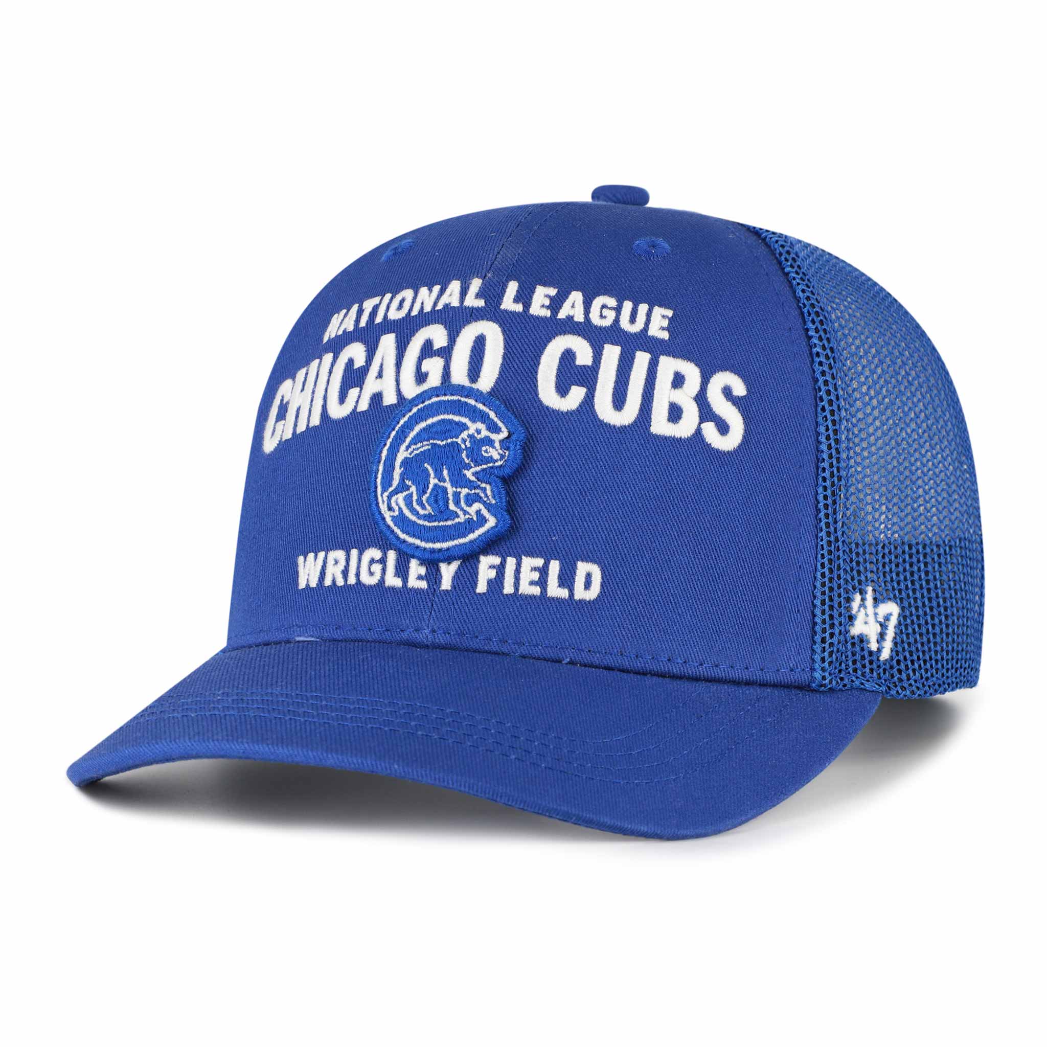 Chicago Cubs 47 Brand Royal Contemporary Trucker Adjustable Cap