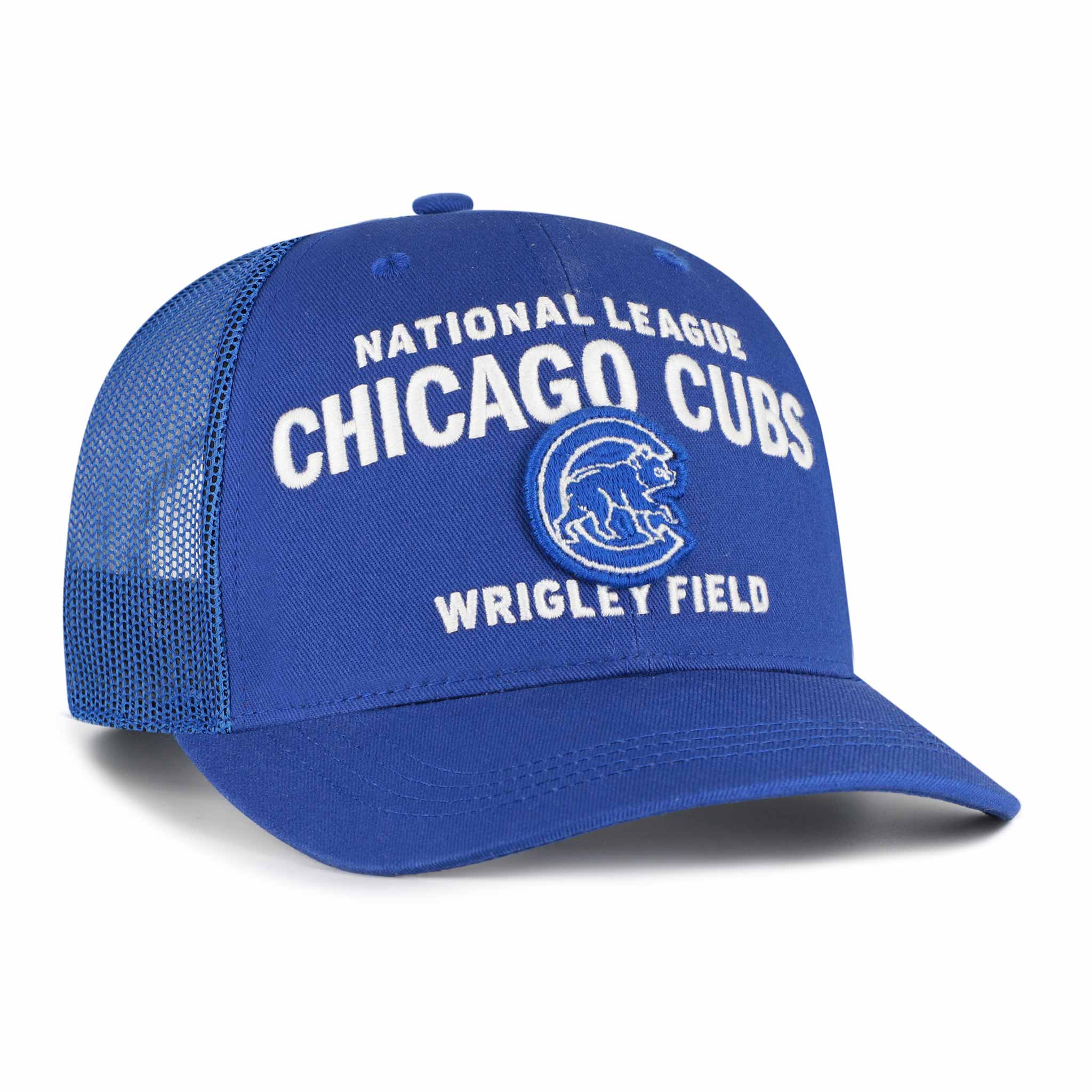 Chicago Cubs 47 Brand Royal Contemporary Trucker Adjustable Cap - Image 3