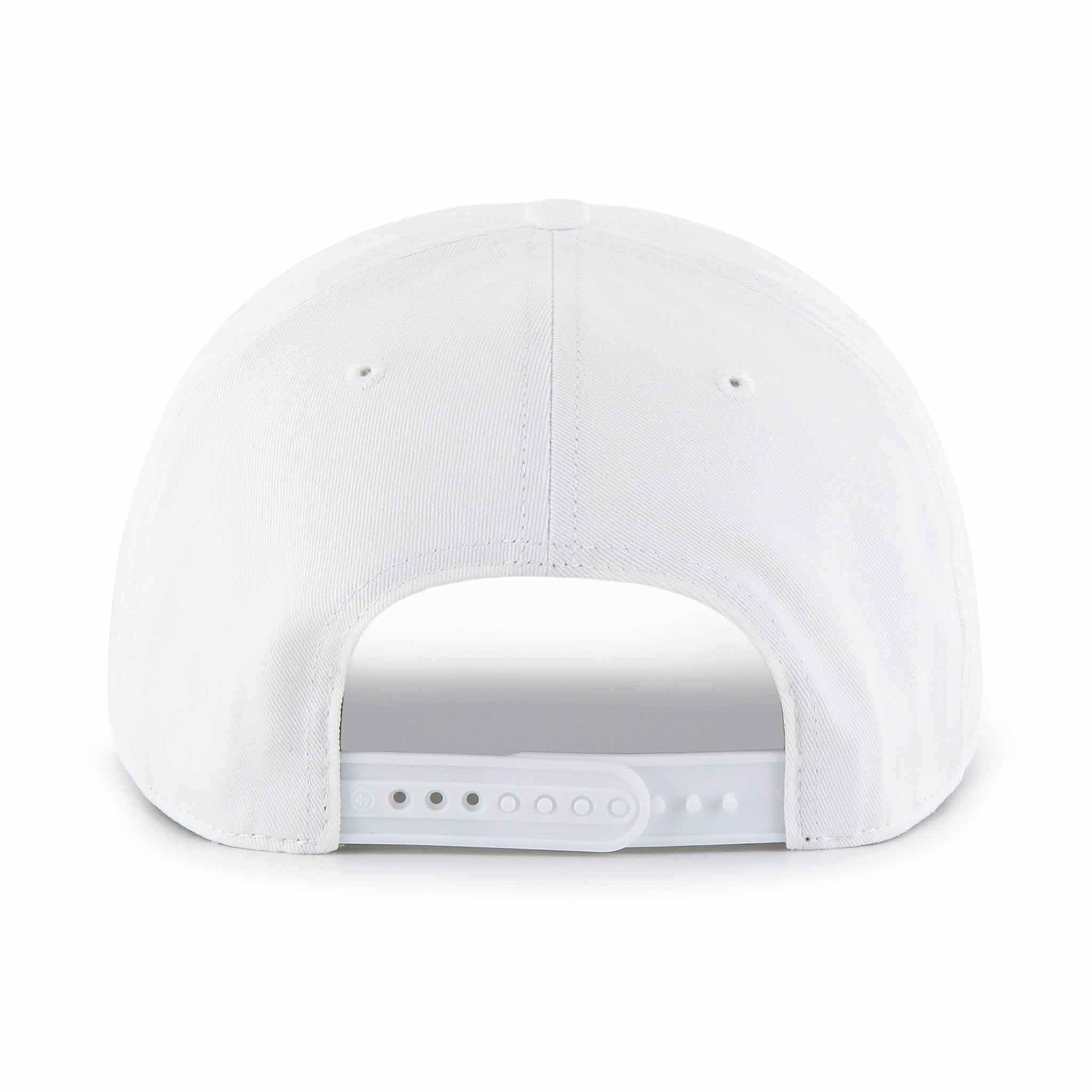 Chicago Cubs 47 Brand White Overhand Hitch Snapback Adjustable Cap - Image 2