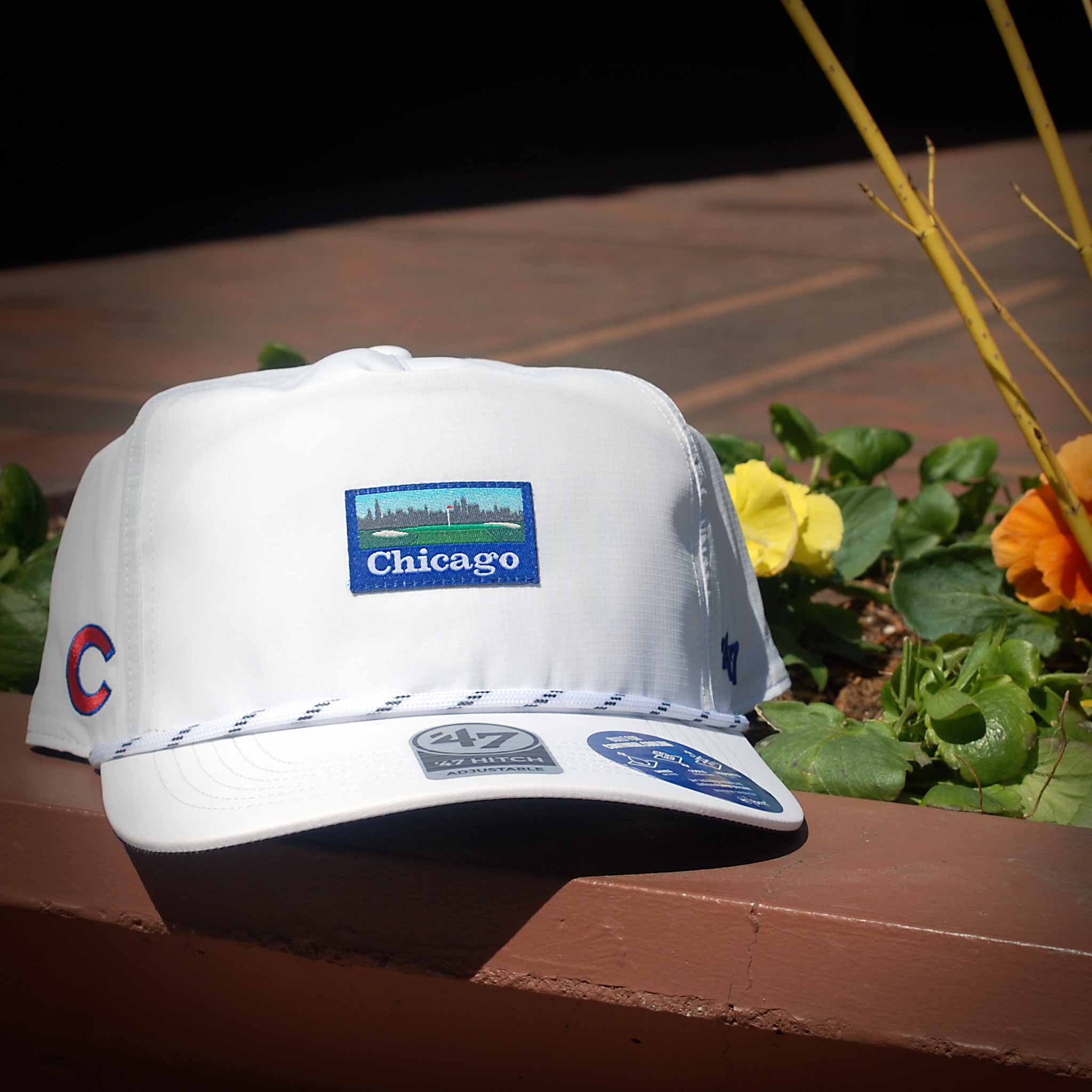 Chicago Cubs 47 Brand White Vacation Hitch Adjustable Cap - Image 5