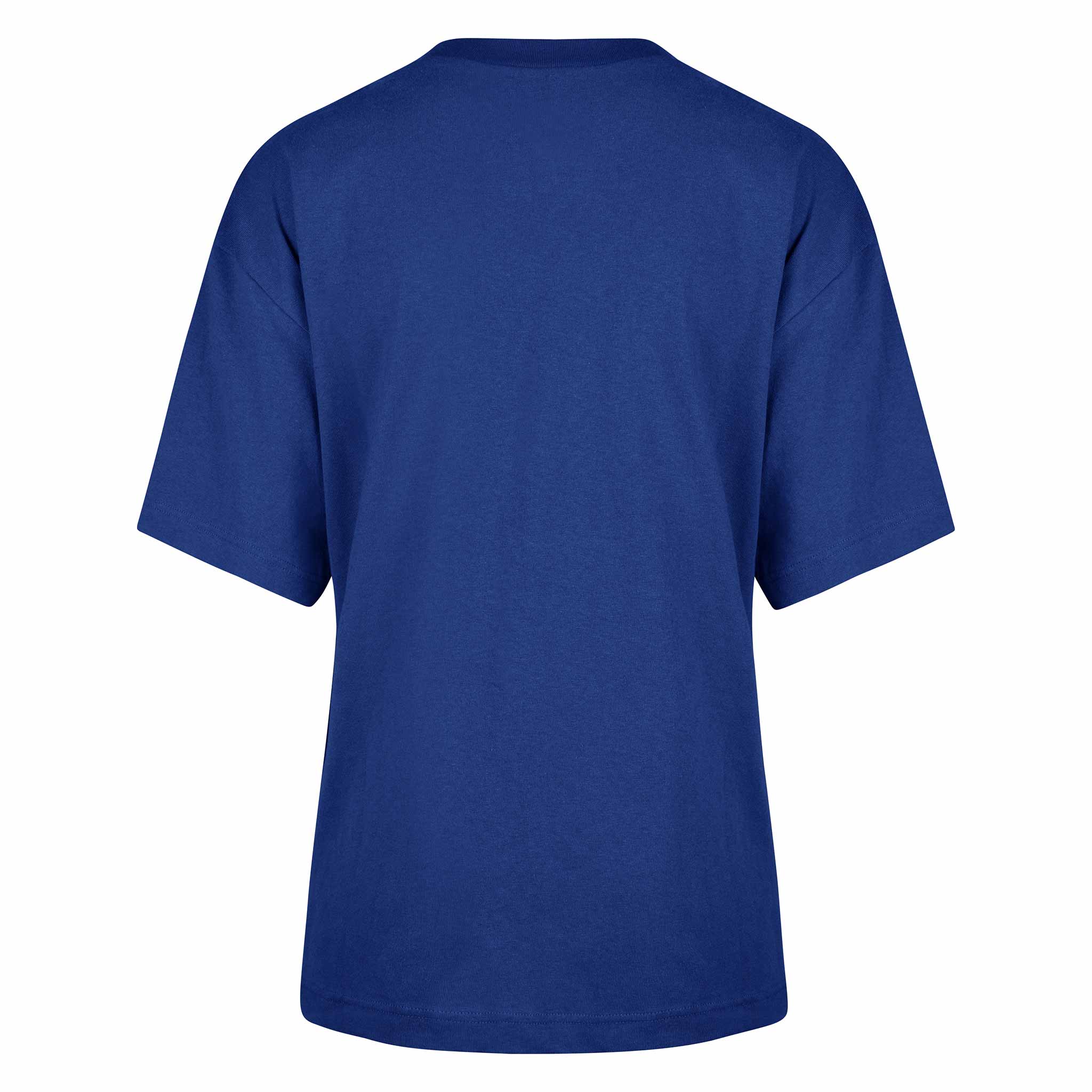 Chicago Cubs 47 Brand Women's Shimmer Shot Foundation Short Sleeve T Shirt - Image 2