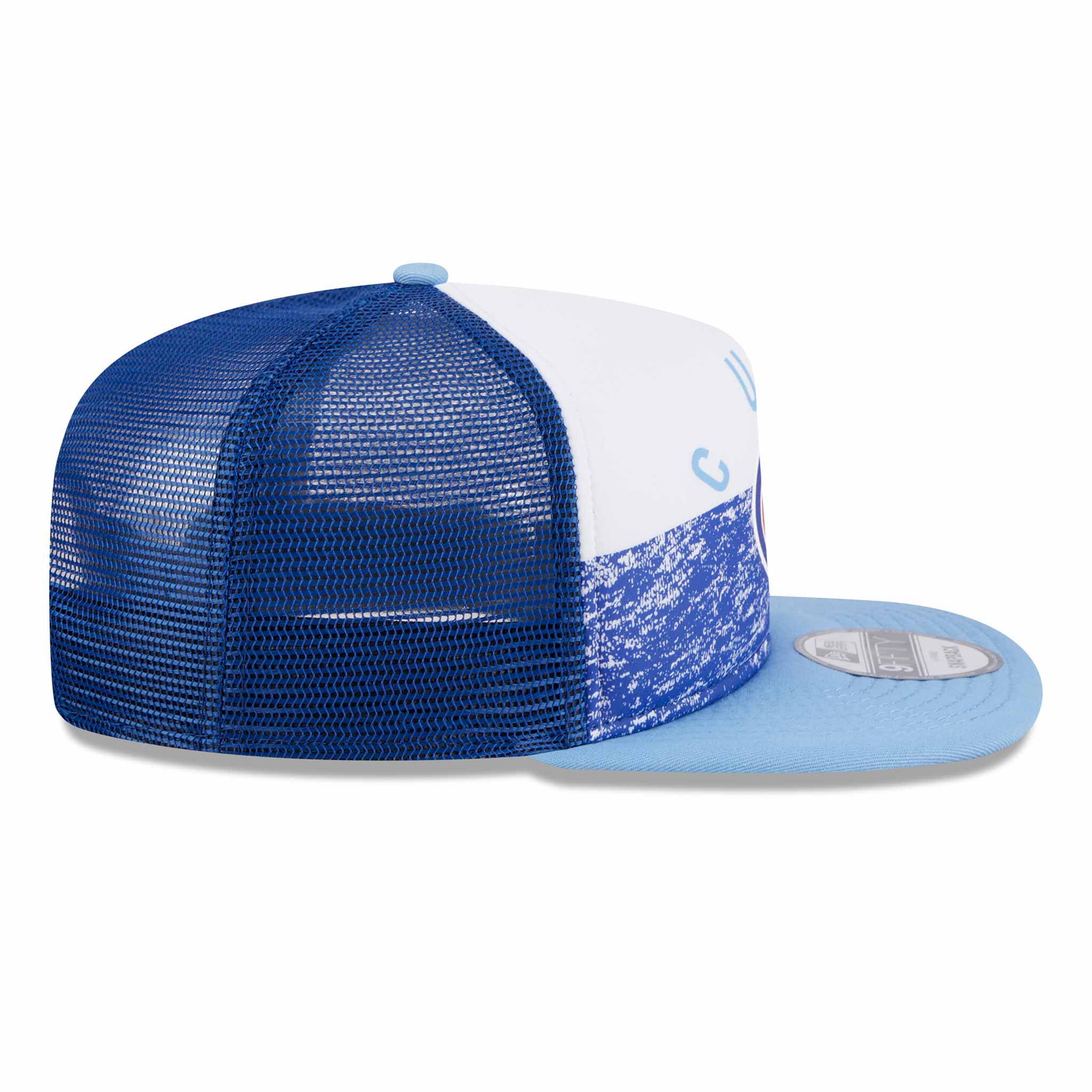 Chicago Cubs 9FIFTY Game Day Bullseye Fade Out Trucker Cap - Image 6
