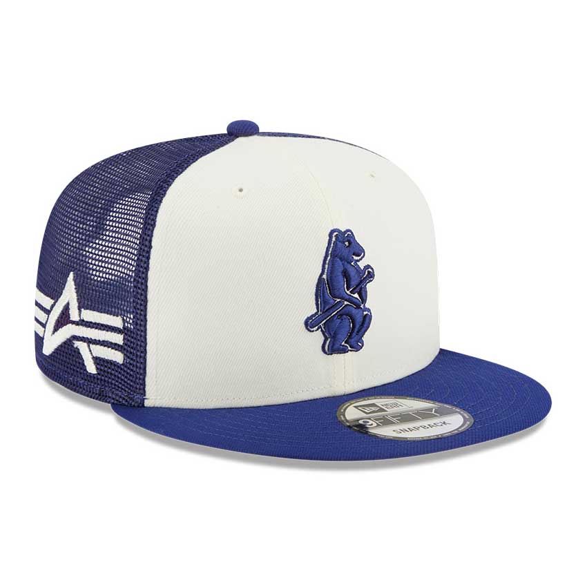 Chicago Cubs Alpha Industries 1914 9FIFTY Snapback - Image 2