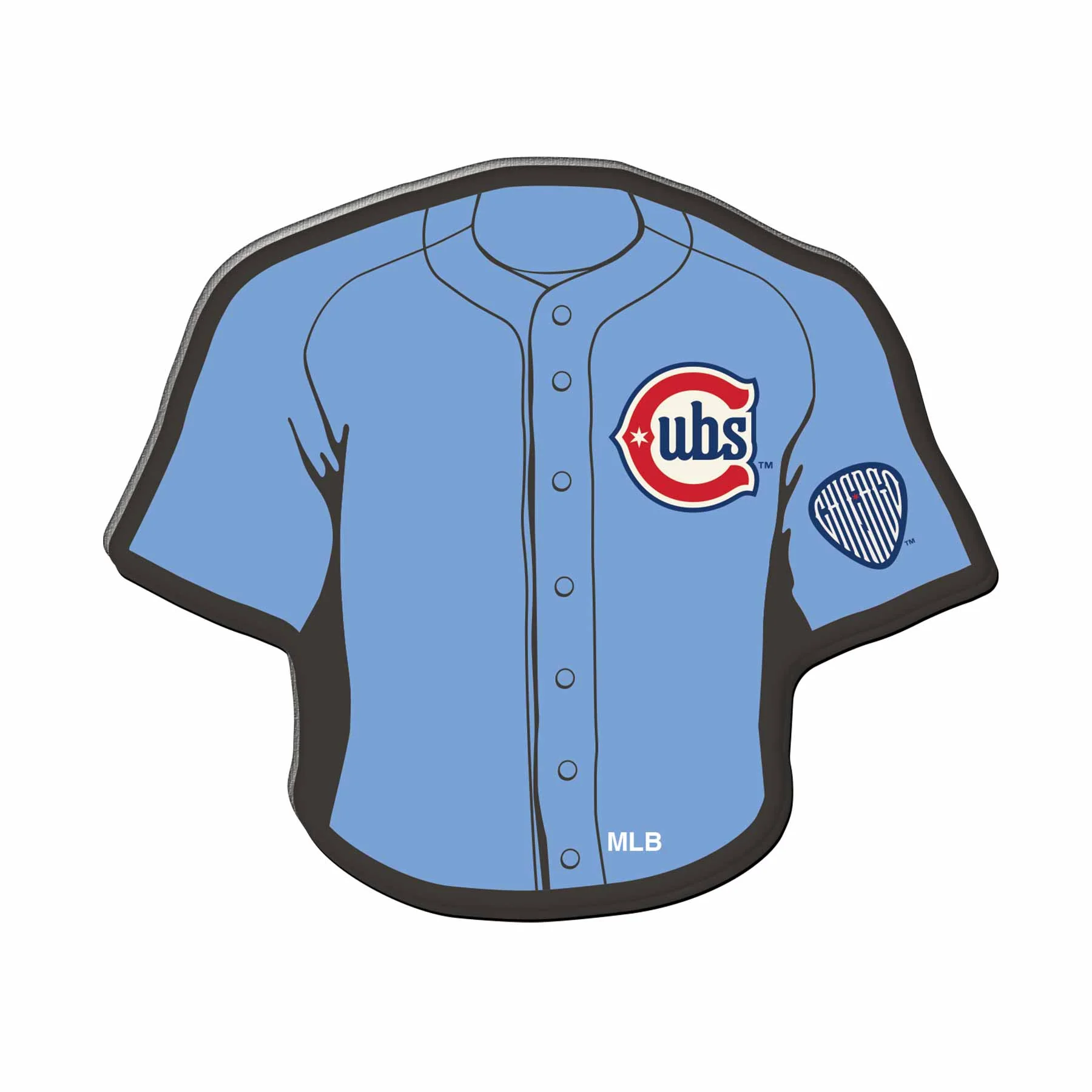Chicago Cubs Alternate 2 Blues Jersey Acrylic Magnet