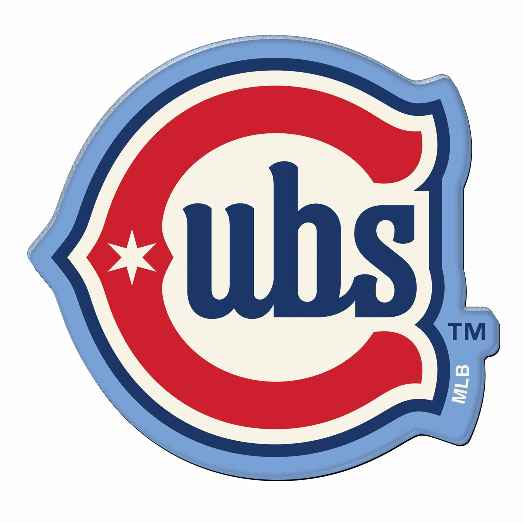 Chicago Cubs Alternate 2 Blues Logo Acrylic Magnet