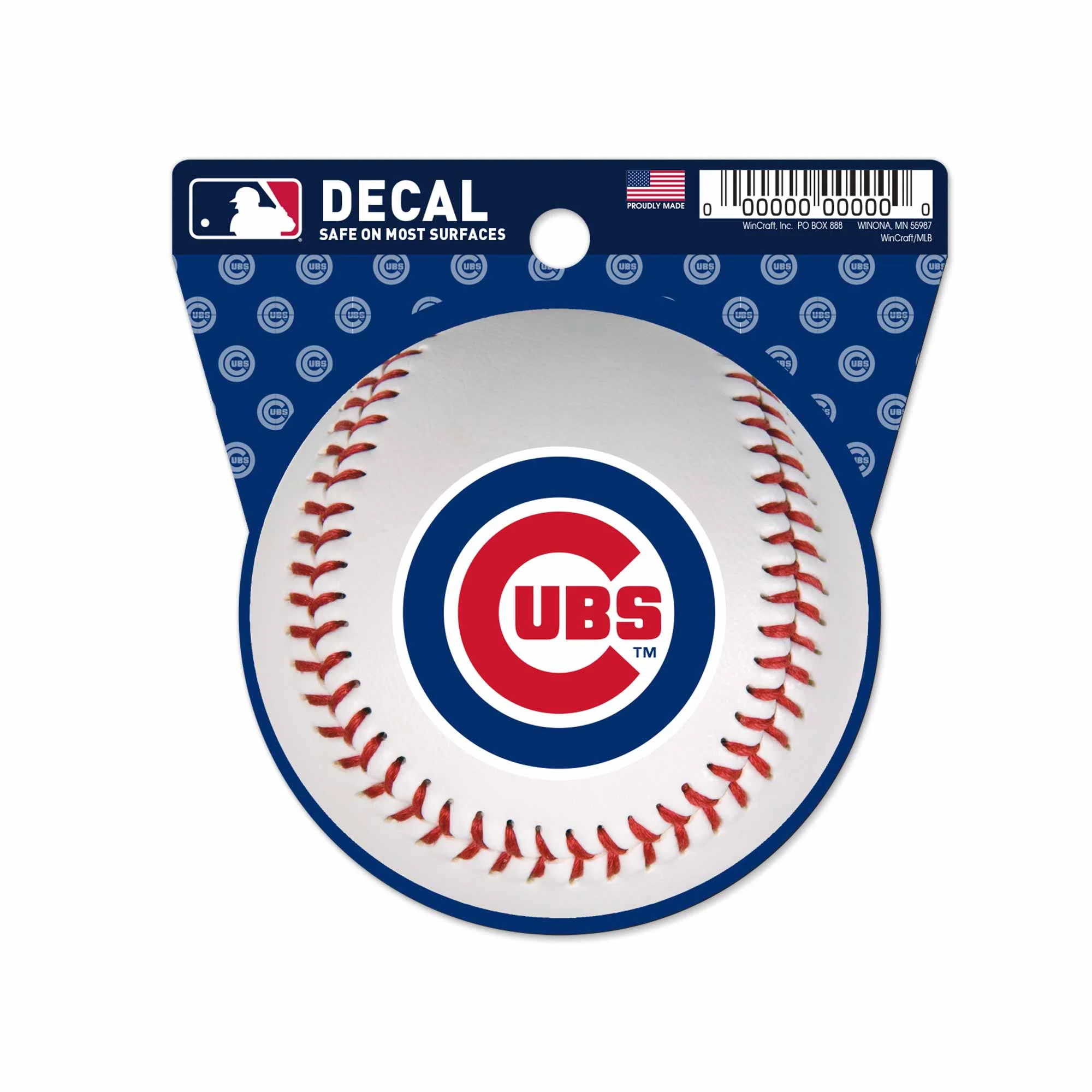 Chicago Cubs Baseball Clean Cut Decal