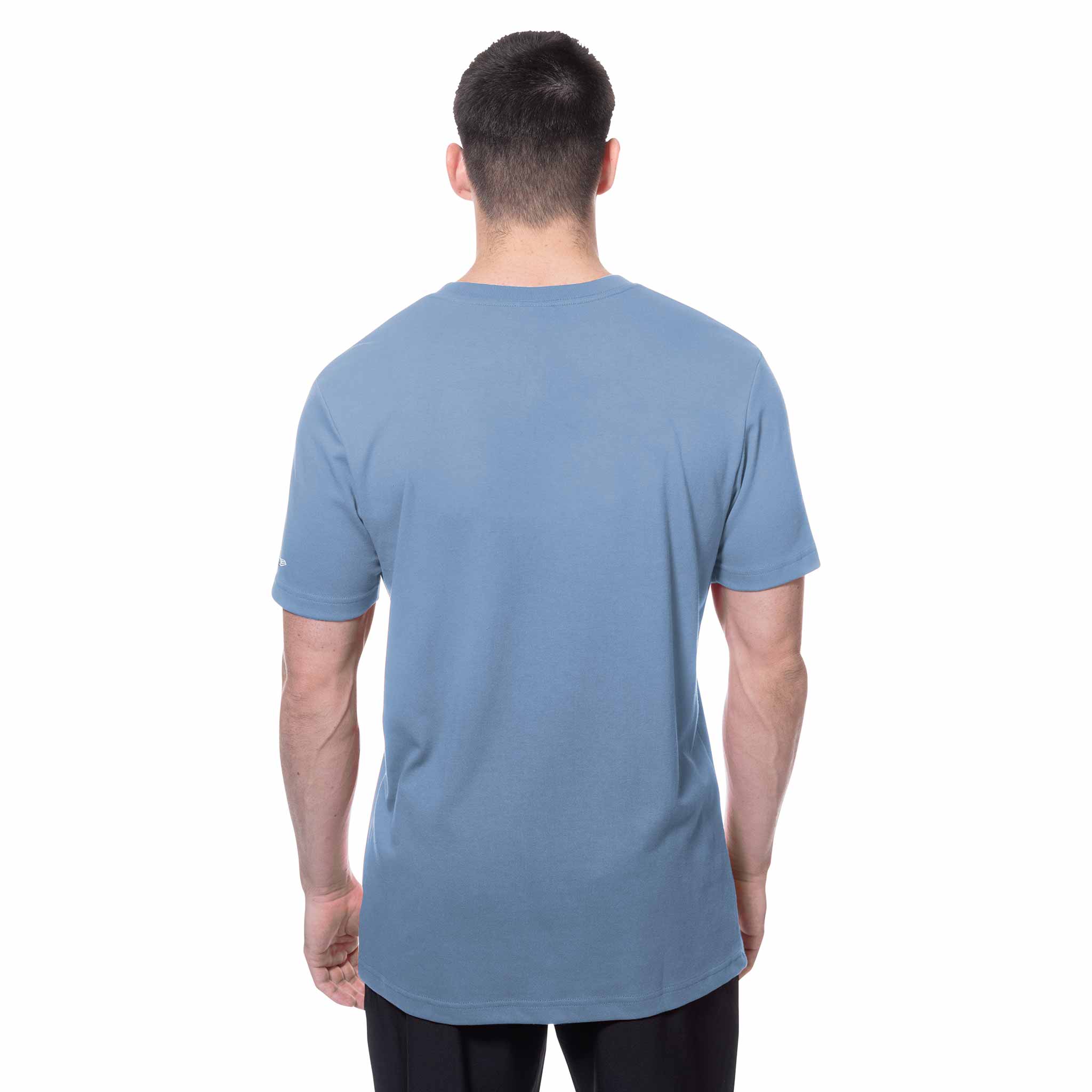 Chicago Cubs Blues Alternate 2 Logo New Era Baby Blue T-Shirt - Image 2