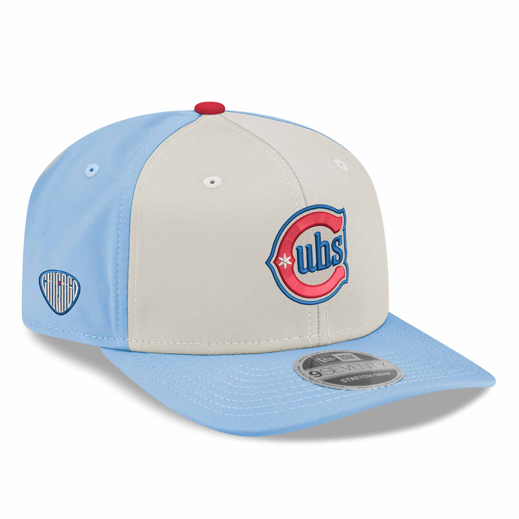 Chicago Cubs Blues Alternate 2 New Era Chrome Sky 9SEVENTY Adjustable Cap