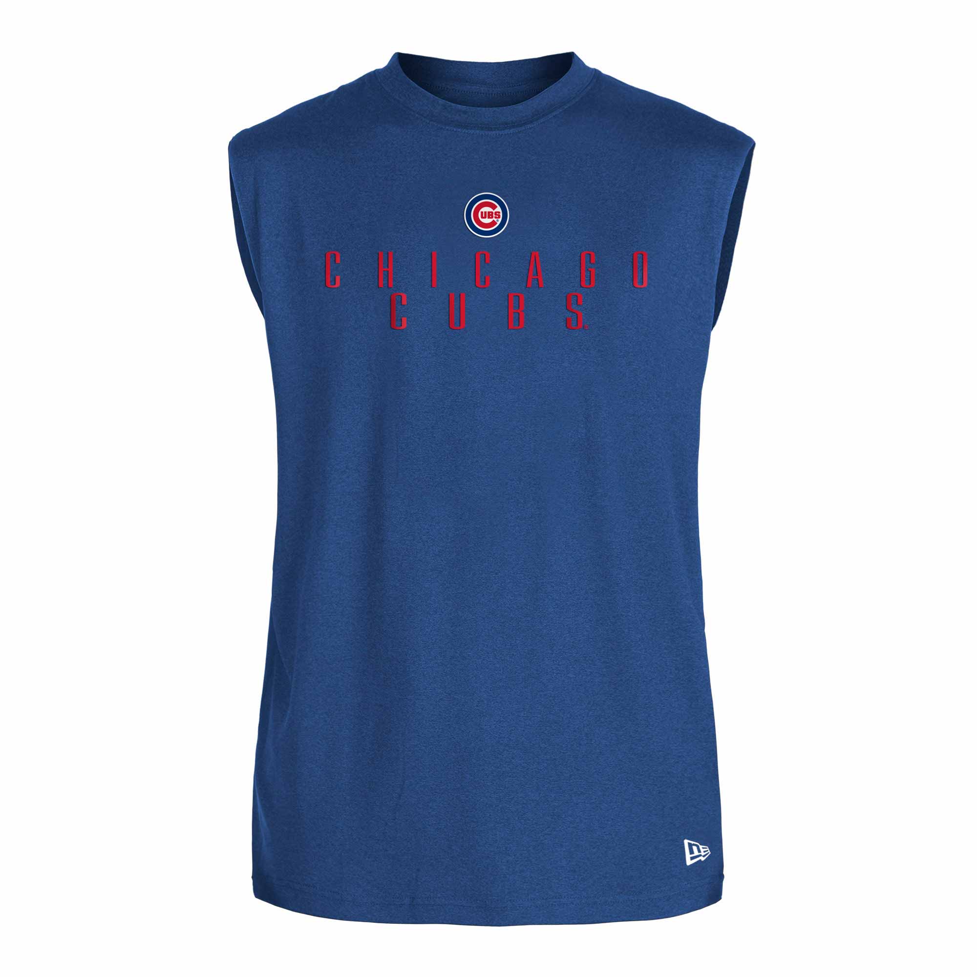 Chicago Cubs Back Stripe Sleeveless T-Shirt - Image 5