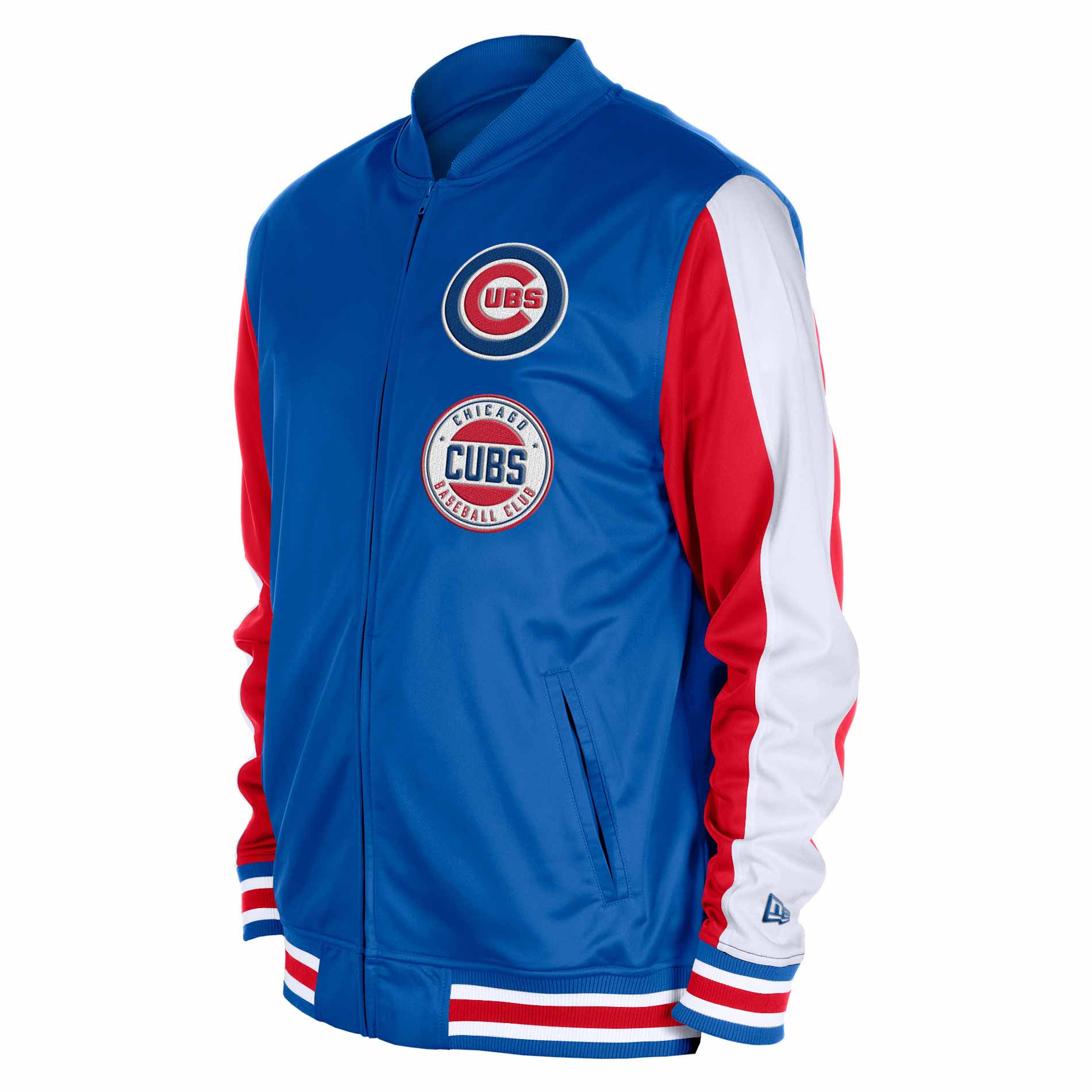 Chicago Cubs Bullseye Dual Logo Track Jacket - Image 2