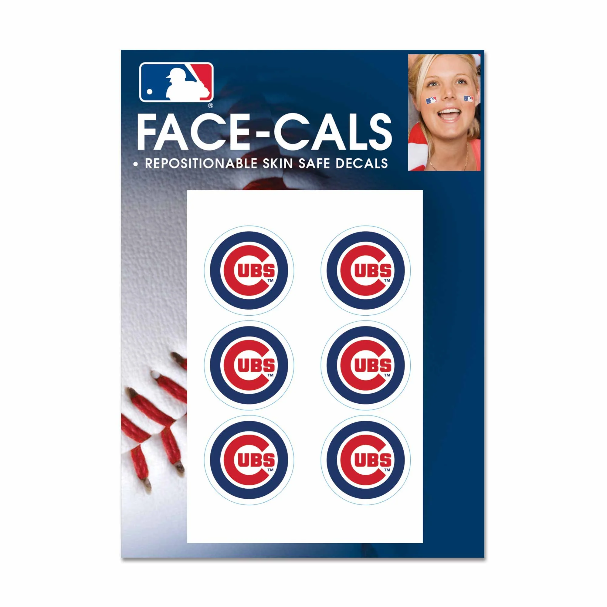 Chicago Cubs Bullseye Face Decals