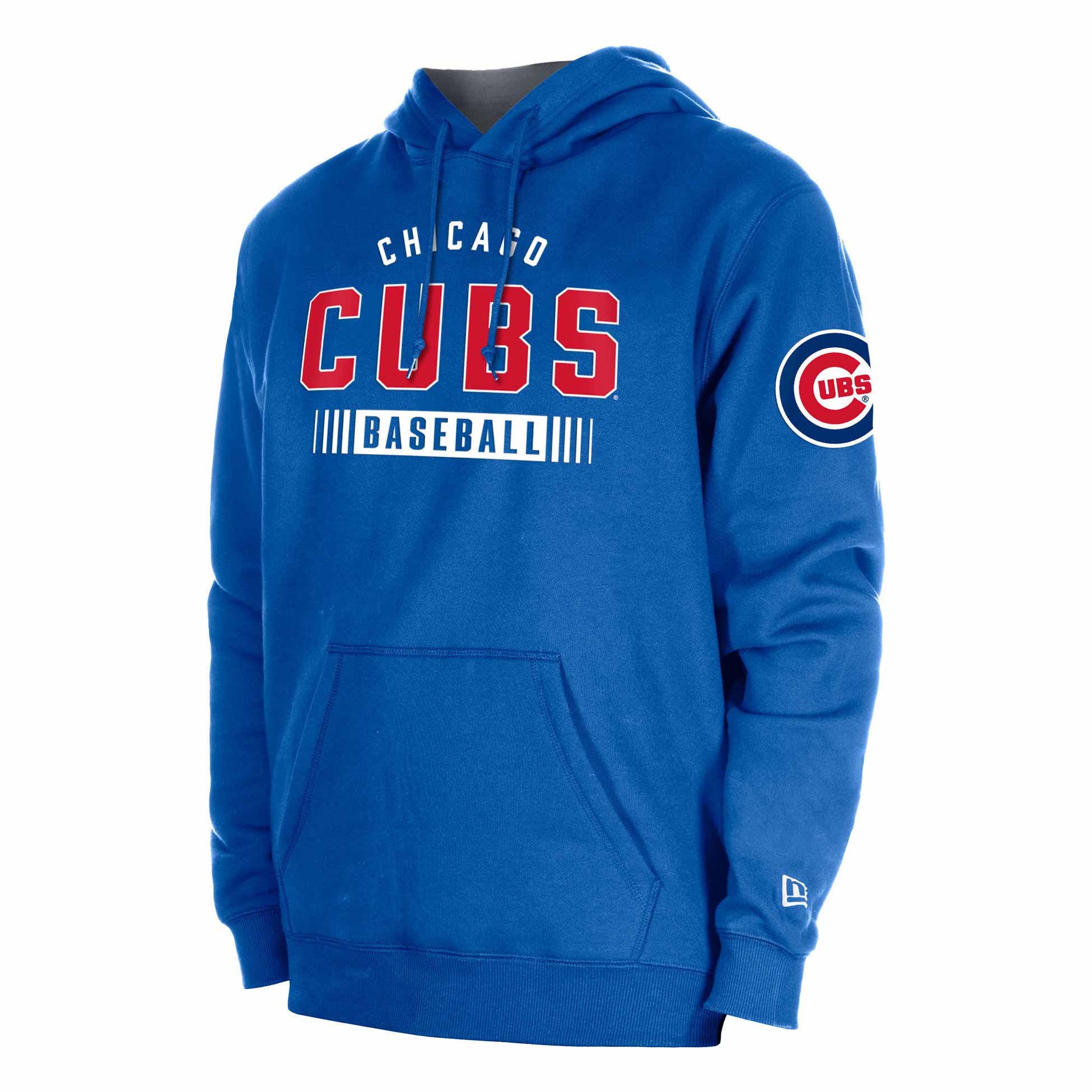 Chicago Cubs Bullseye Royal Baseball Hooded Sweatshirt - Image 5