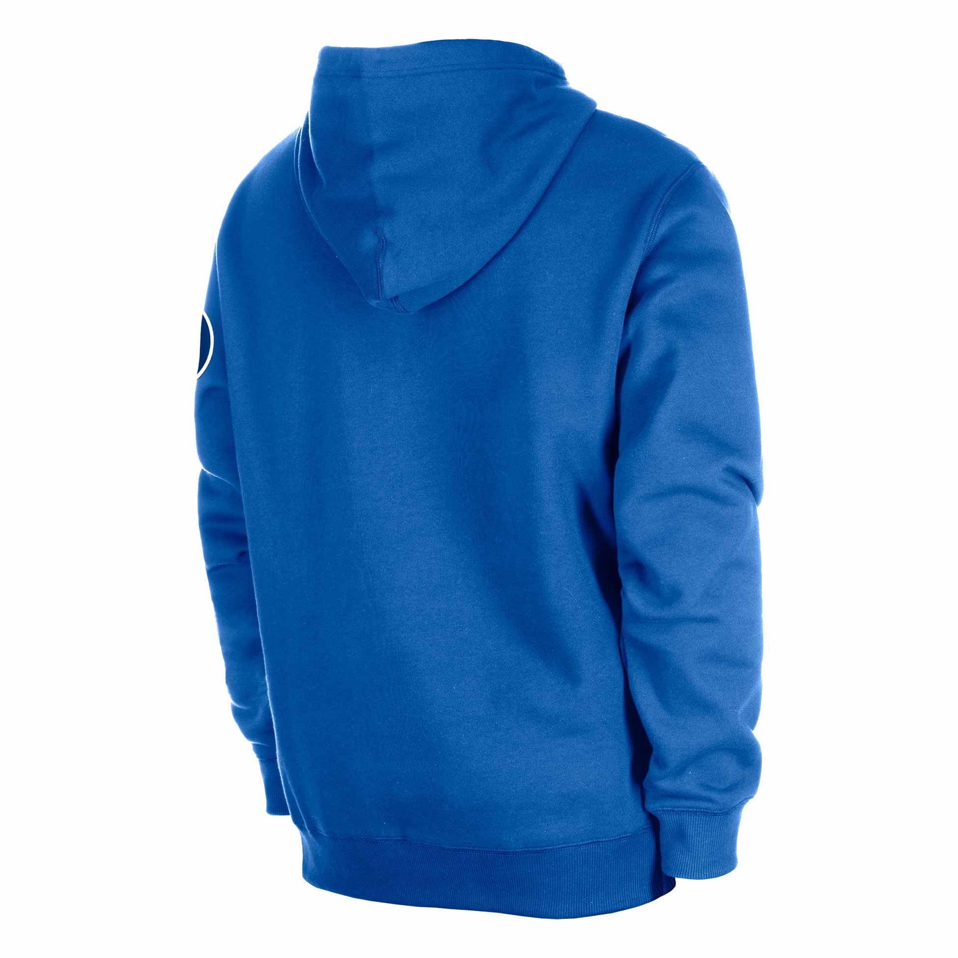 Chicago Cubs Bullseye Royal Baseball Hooded Sweatshirt - Image 6
