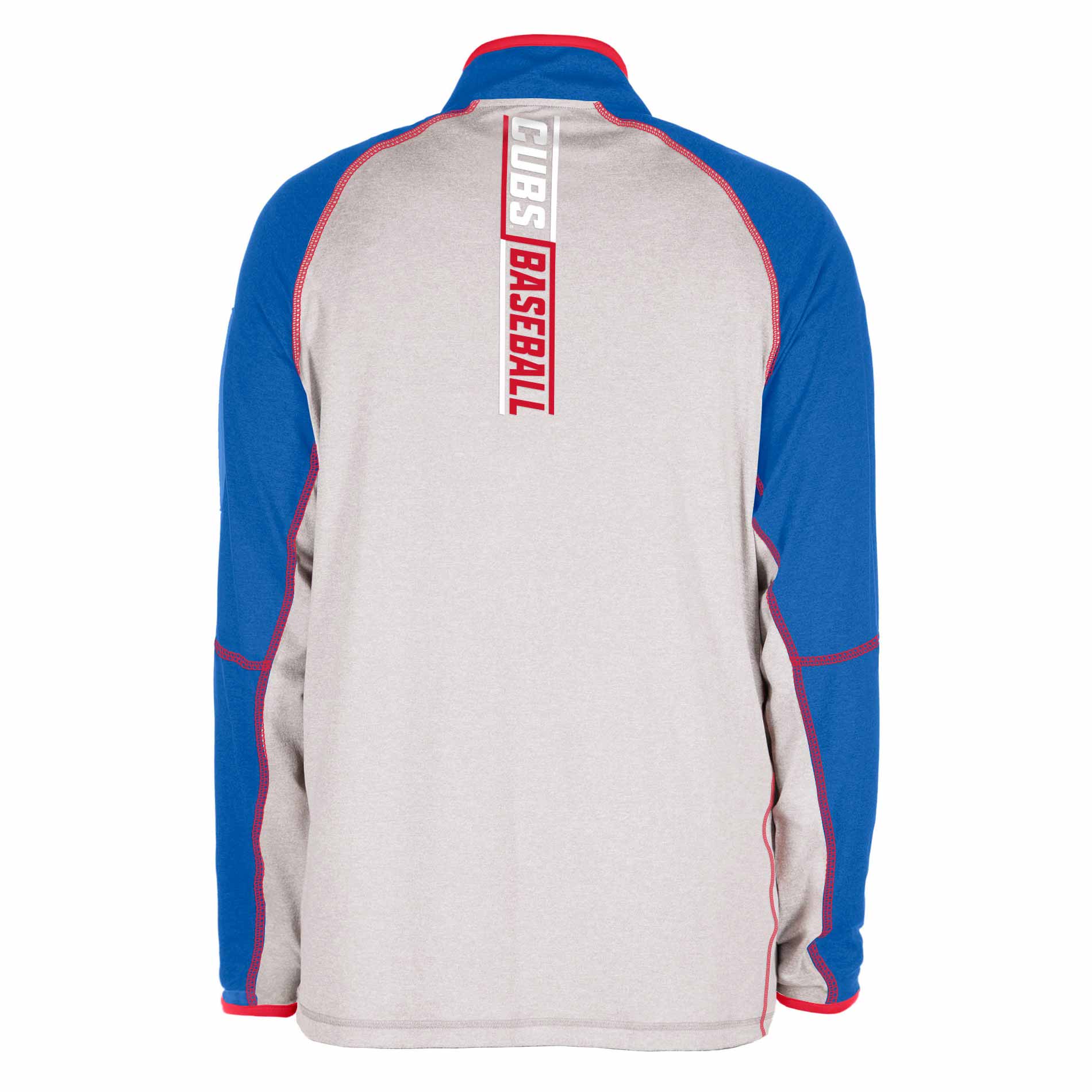 Chicago Cubs Bullseye Lightweight Quarter Zip Pullover - Image 2