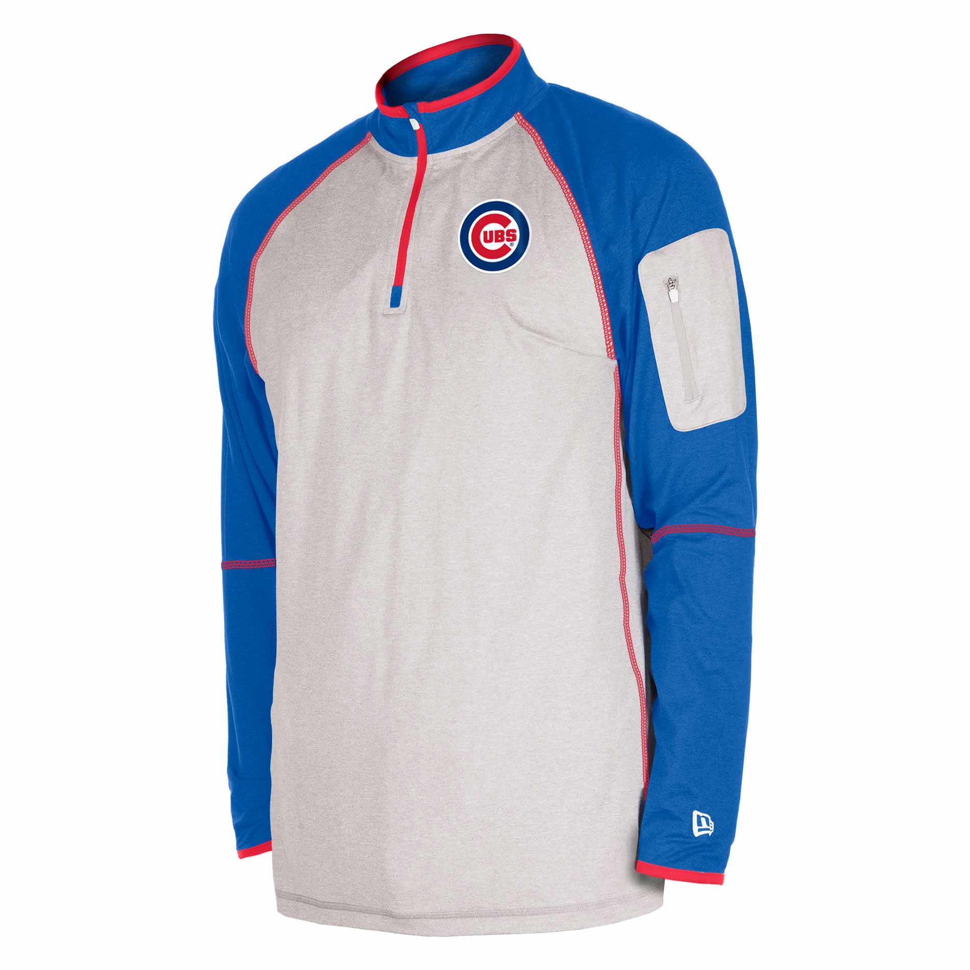 Chicago Cubs Bullseye Lightweight Quarter Zip Pullover - Image 5