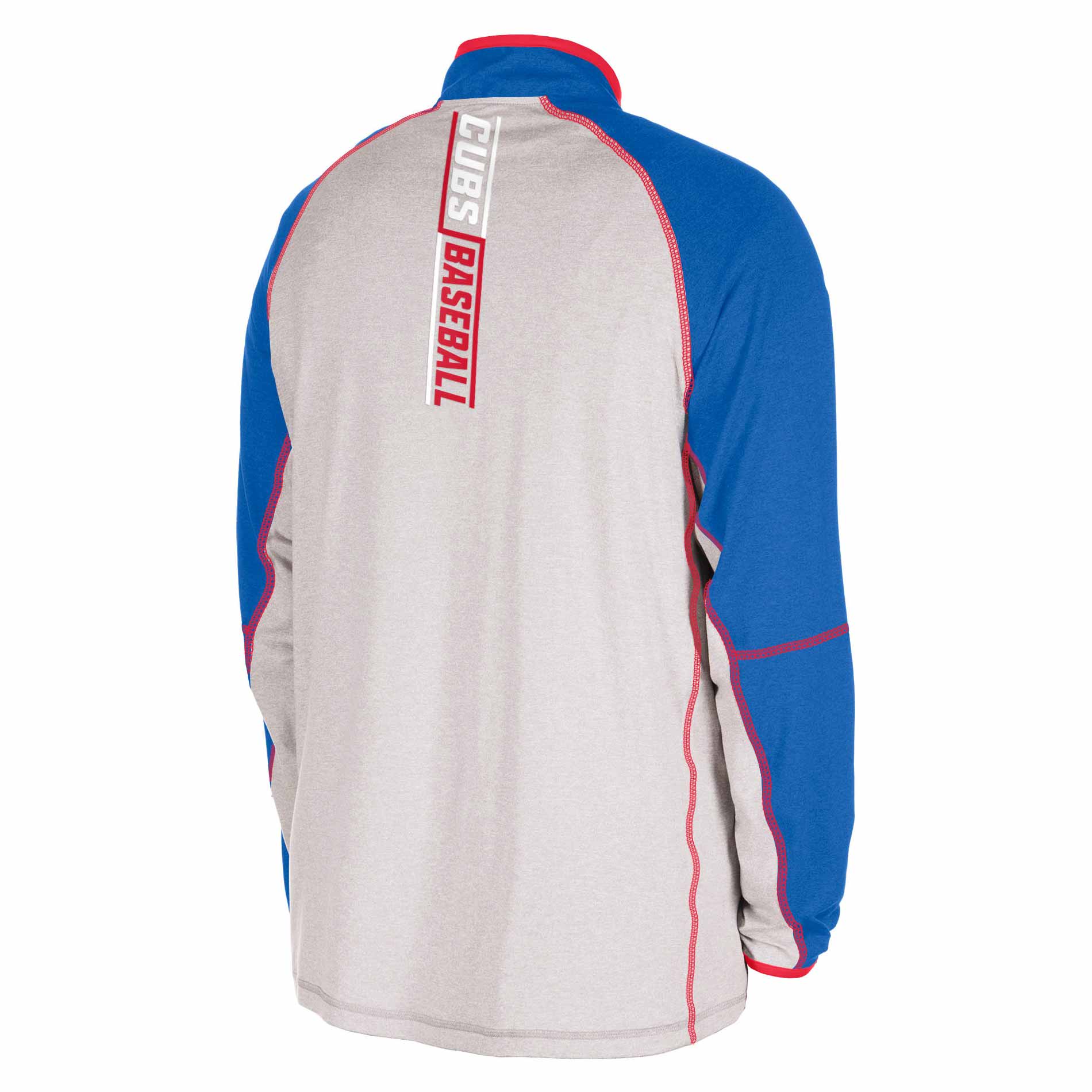 Chicago Cubs Bullseye Lightweight Quarter Zip Pullover - Image 6