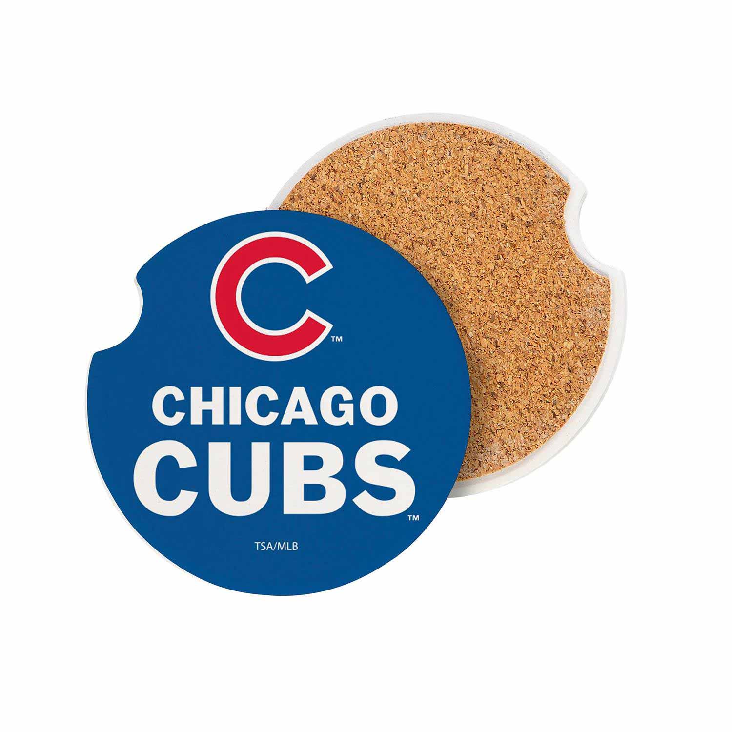 Chicago Cubs Car Coaster Set - Image 2