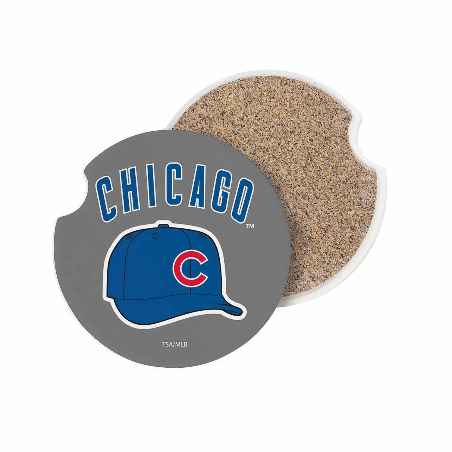 Chicago Cubs Car Coaster Set - Image 3