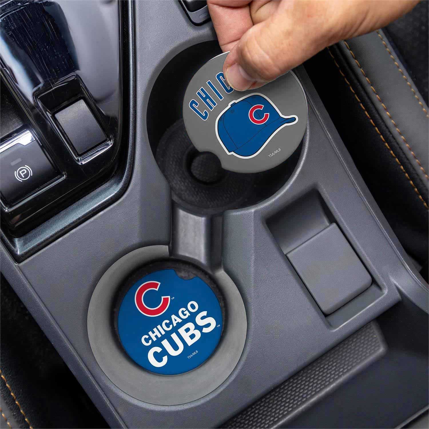 Chicago Cubs Car Coaster Set - Image 4