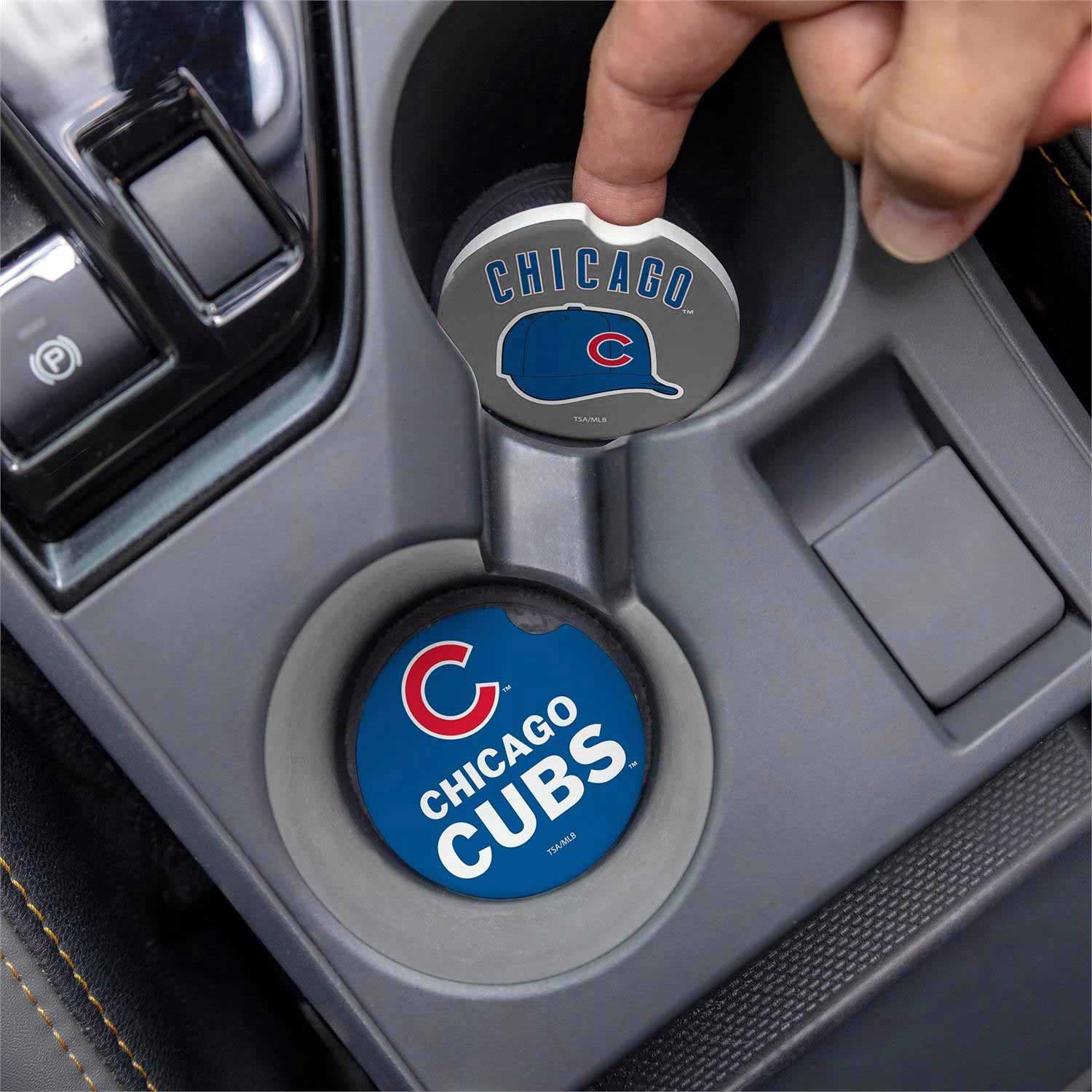 Chicago Cubs Car Coaster Set - Image 6