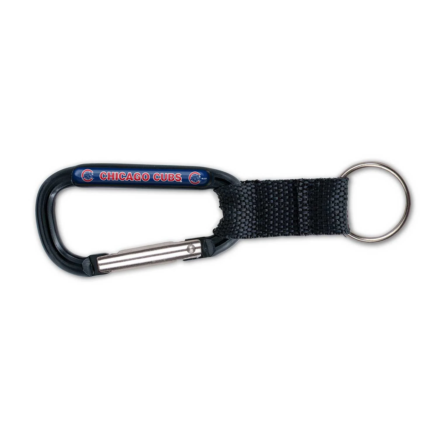 Chicago Cubs Black Carabiner Keychain