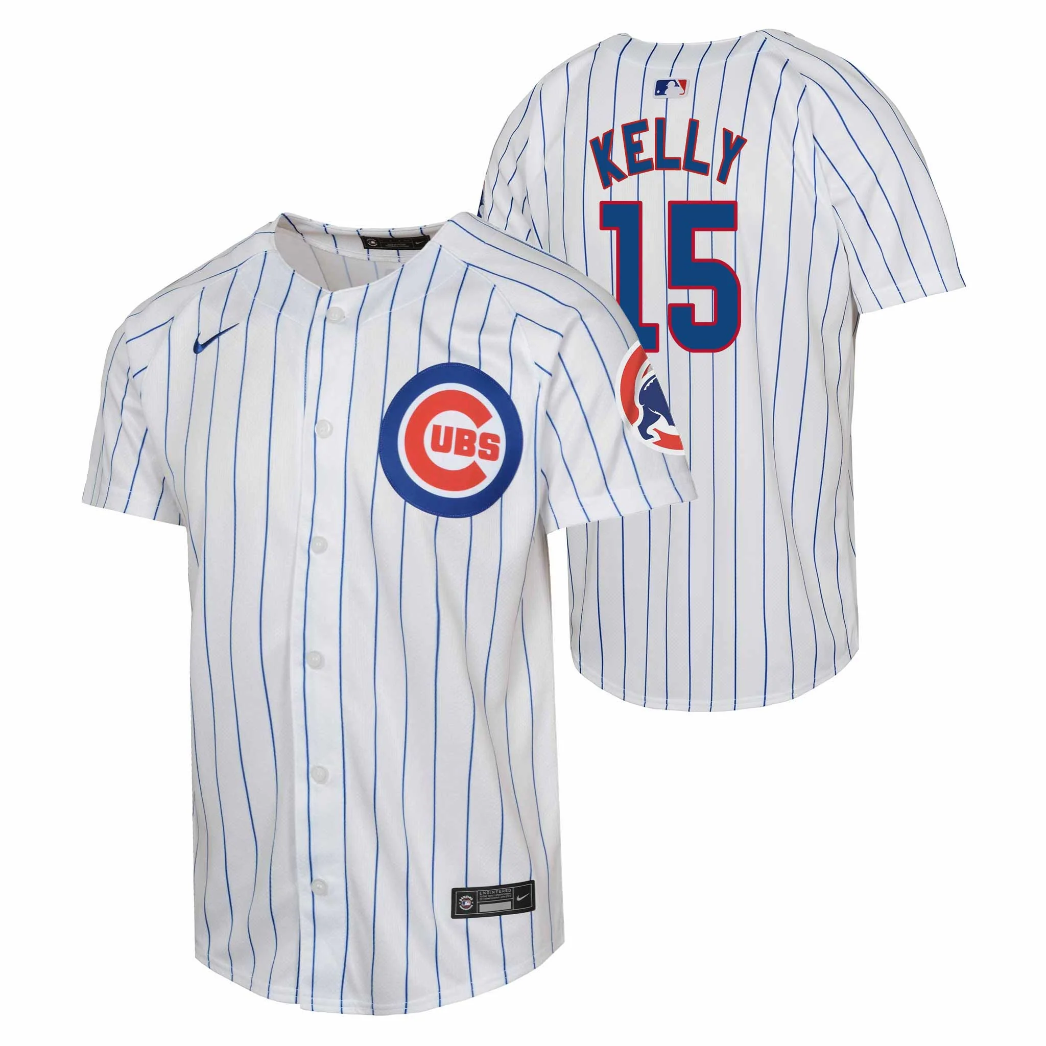 Chicago Cubs Carson Kelly Youth Nike Home Home Run Jersey With Authentic Lettering