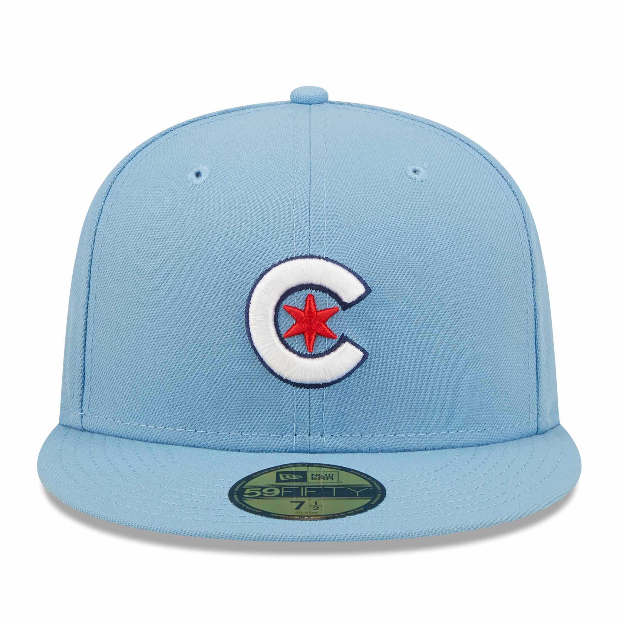 Chicago Cubs Baby Blue City Connect 59FIFTY Fitted Cap - Image 4