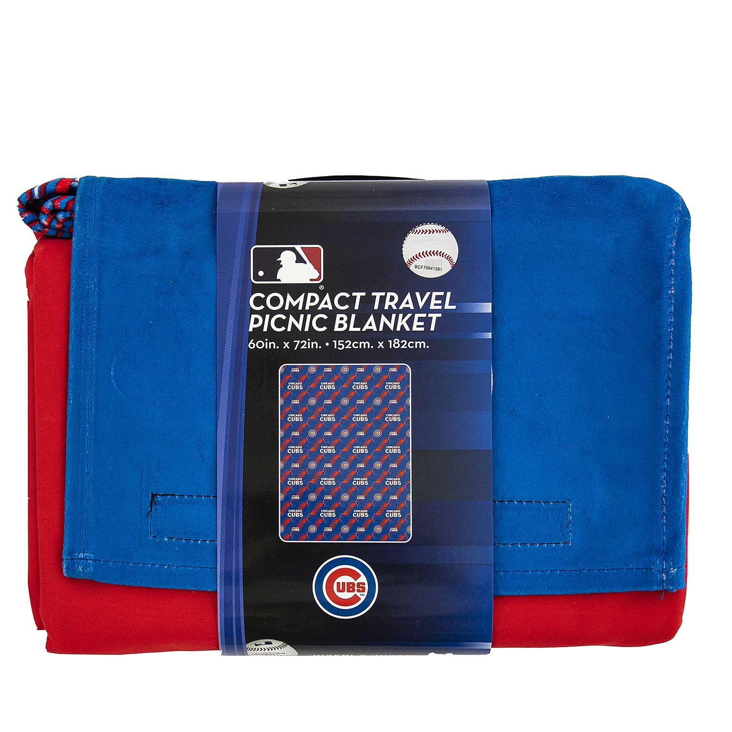 Chicago Cubs Compact Travel Picnic Blanket - Image 3