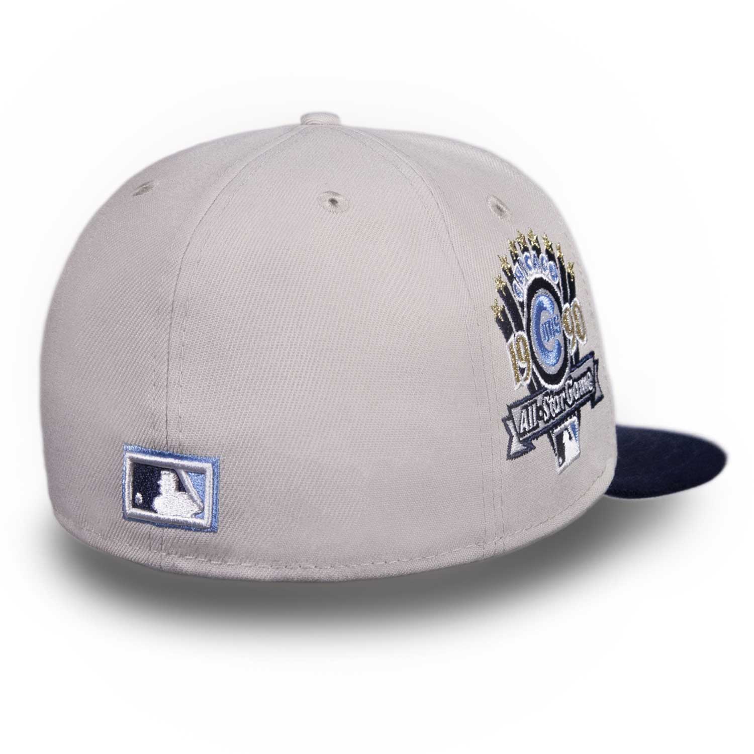 Chicago Cubs Cream Bullseye 1990 ASG Low Profile 59FIFTY Fitted Cap - Image 3