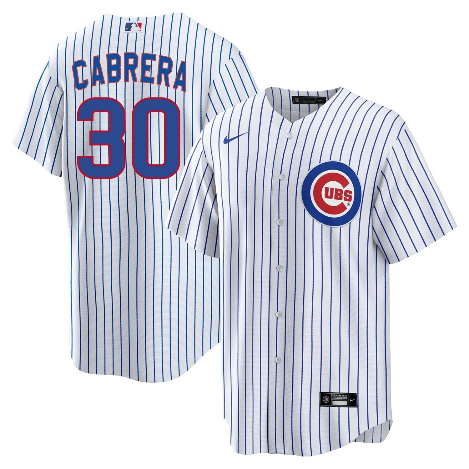 Chicago Cubs Edward Cabrera Youth Nike Home Baseline Jersey With Authentic Lettering