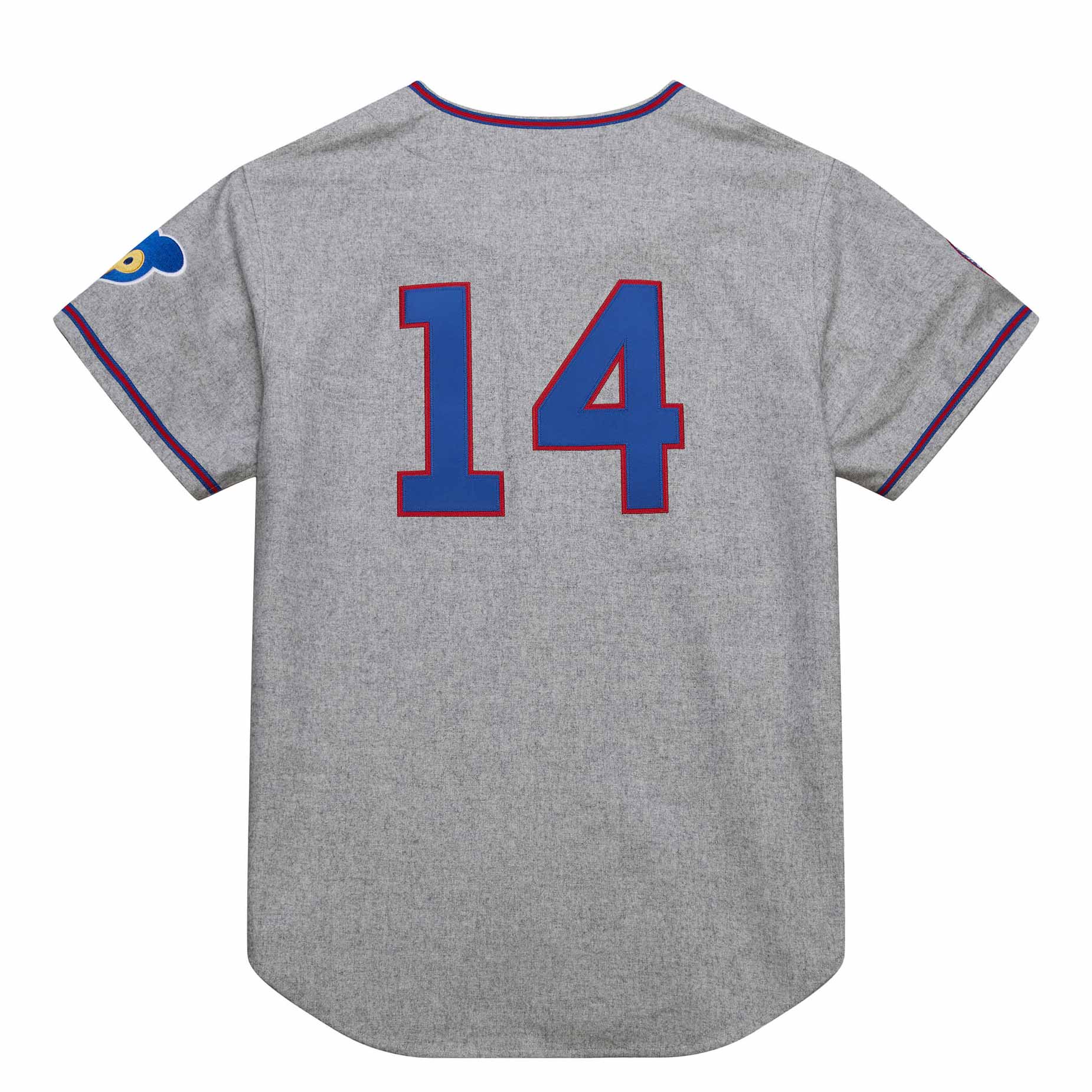 Chicago Cubs Ernie Banks 1968 Mitchell & Ness Authentic Road Jersey - Image 3