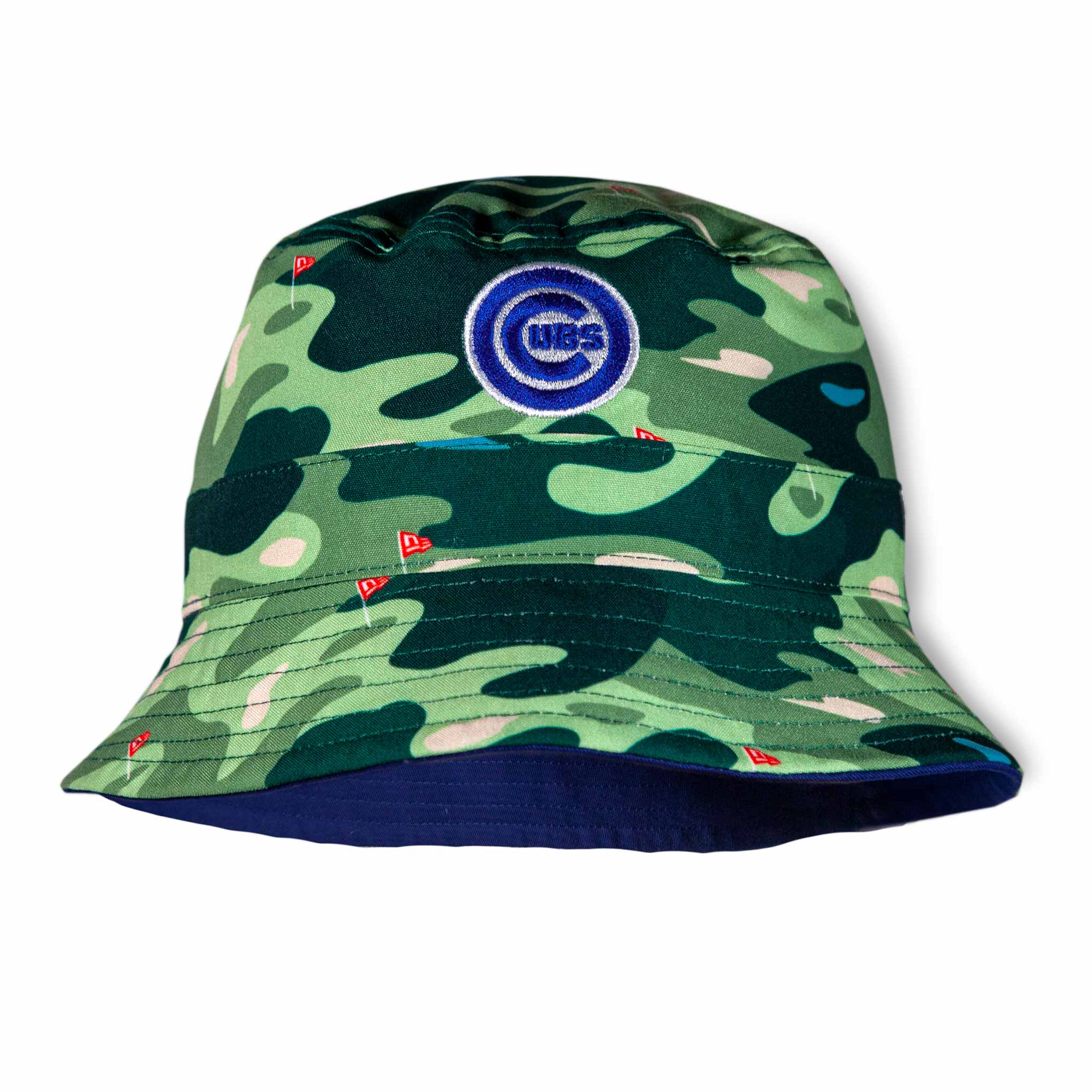 Chicago Cubs Fairway Camouflage Reversible Bucket Hat - Image 2