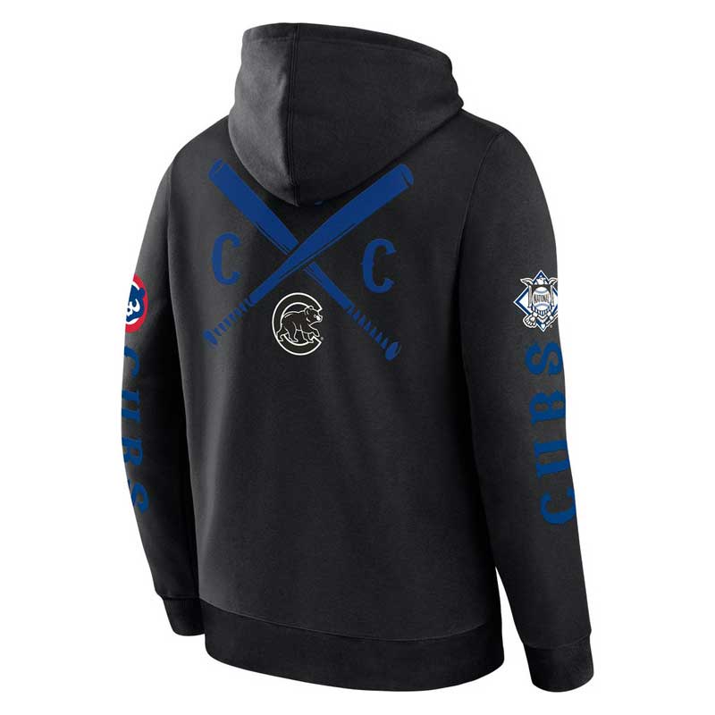 Chicago Cubs Fanatics Legacy Pullover Hooded Sweatshirt - Image 3