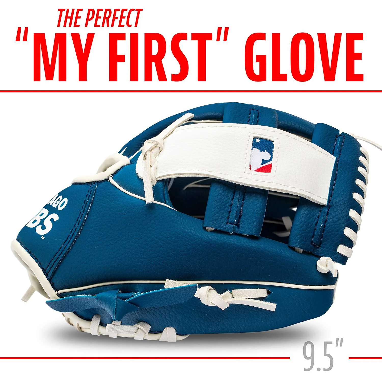 Chicago Cubs Franklin 9.5" Glove And Ball Set - Image 4