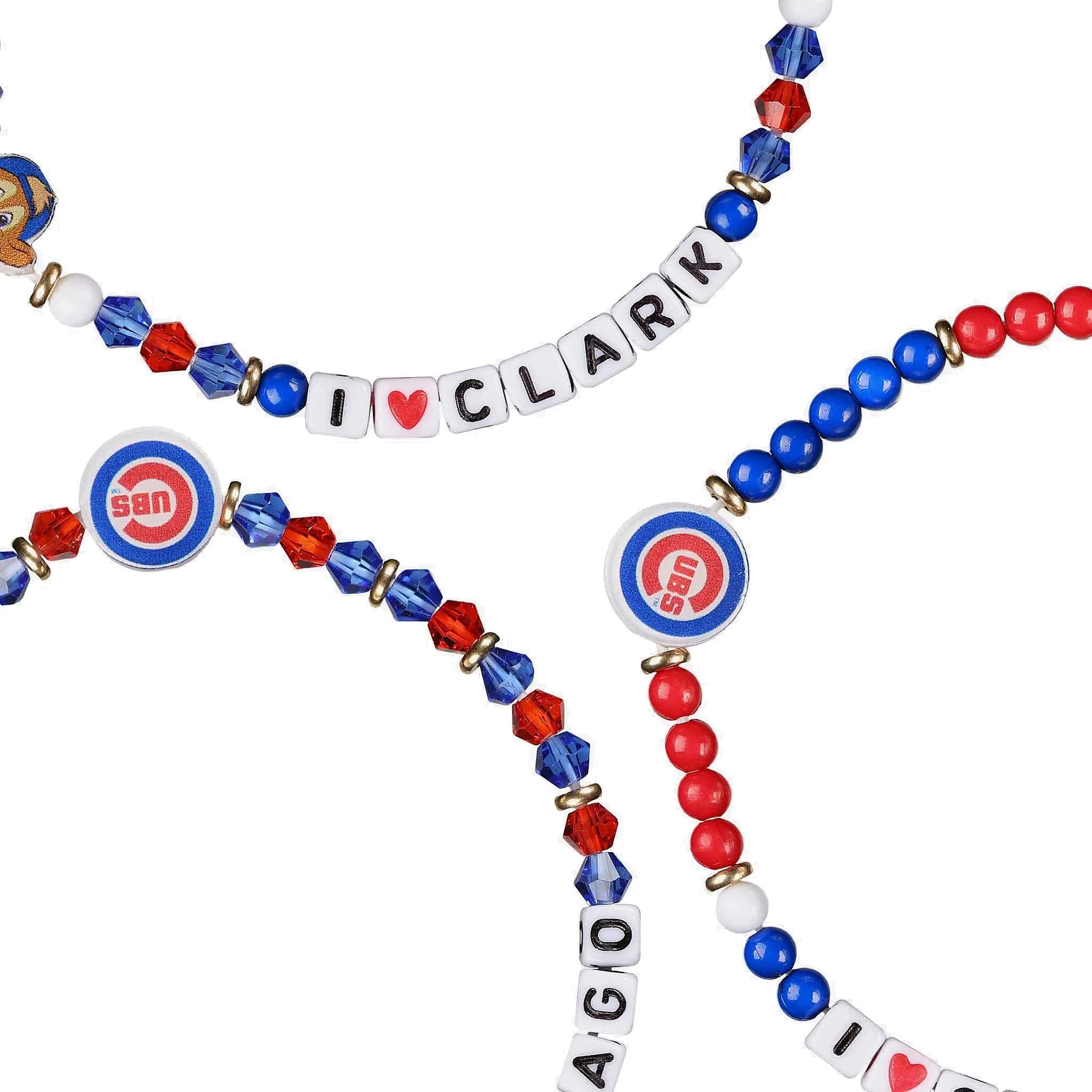 Chicago Cubs 3-Pack Friendship Bracelet - Image 3