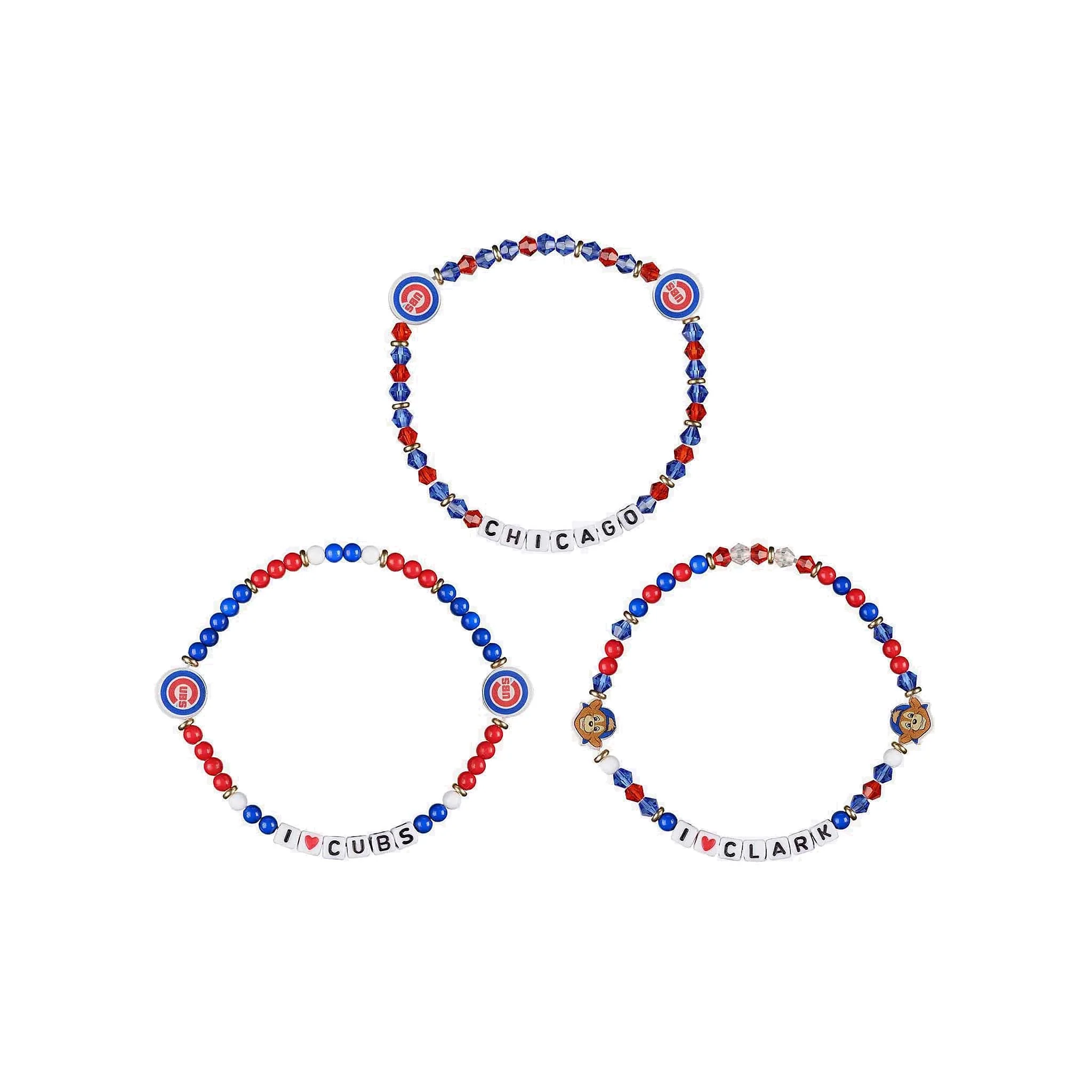 Chicago Cubs 3-Pack Friendship Bracelet - Image 4