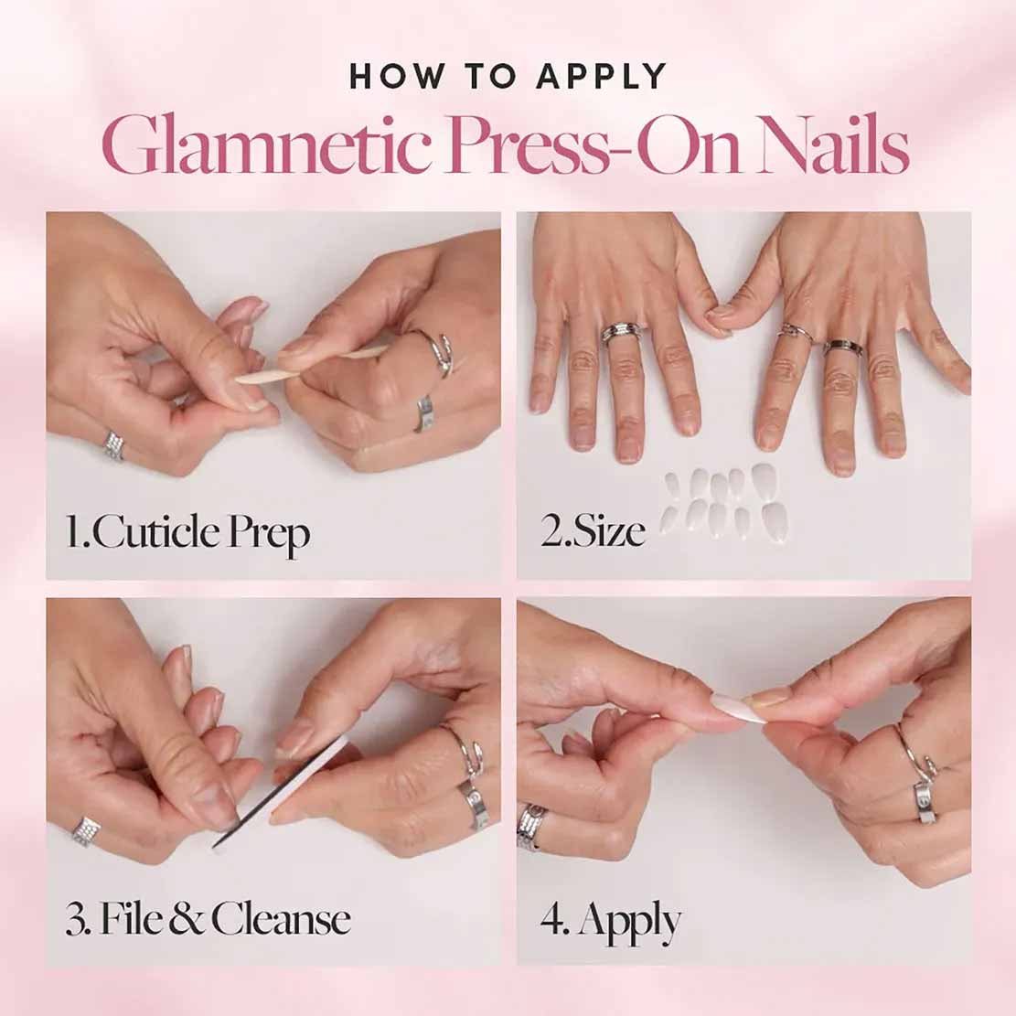 Chicago Cubs Glamnetic Press On Nails - Image 4