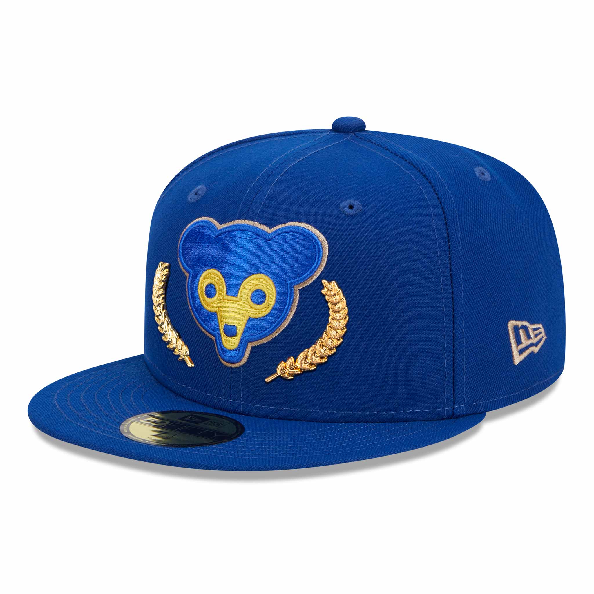 Chicago Cubs Gold Leaf 69 Bear 59FIFTY Fitted Cap - Image 4