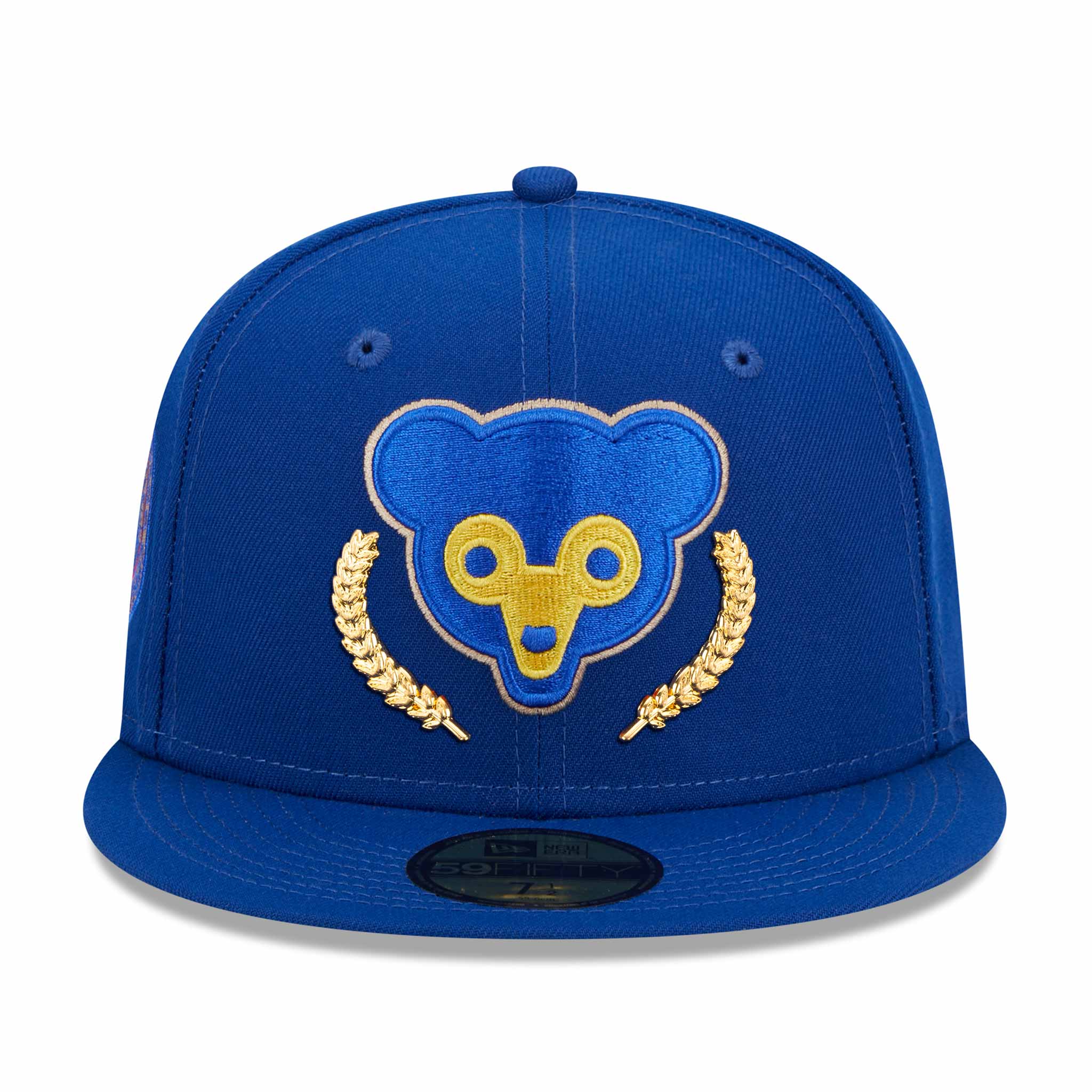 Chicago Cubs Gold Leaf 69 Bear 59FIFTY Fitted Cap - Image 5