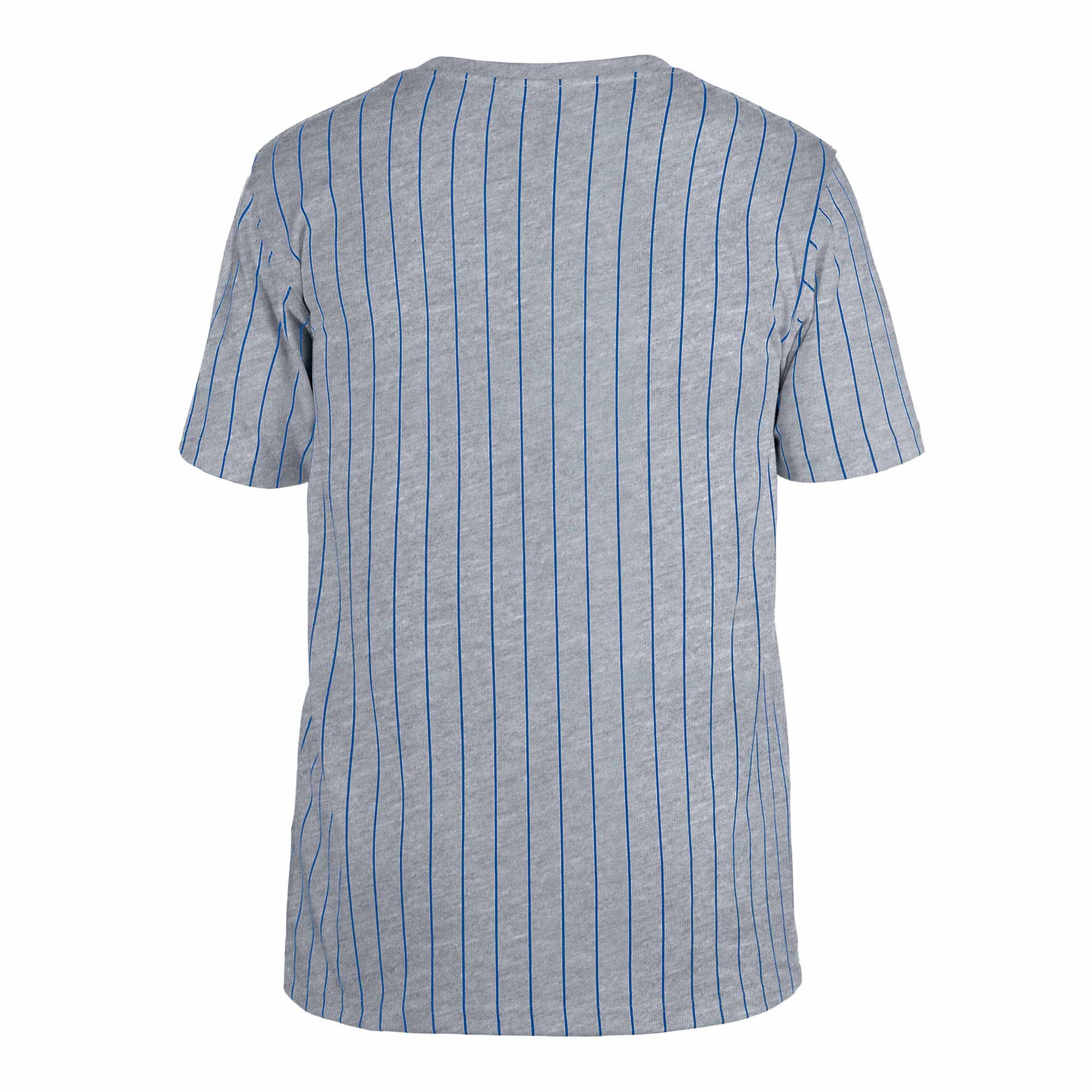 Chicago Cubs Grey Pintsripe T Shirt - Image 2